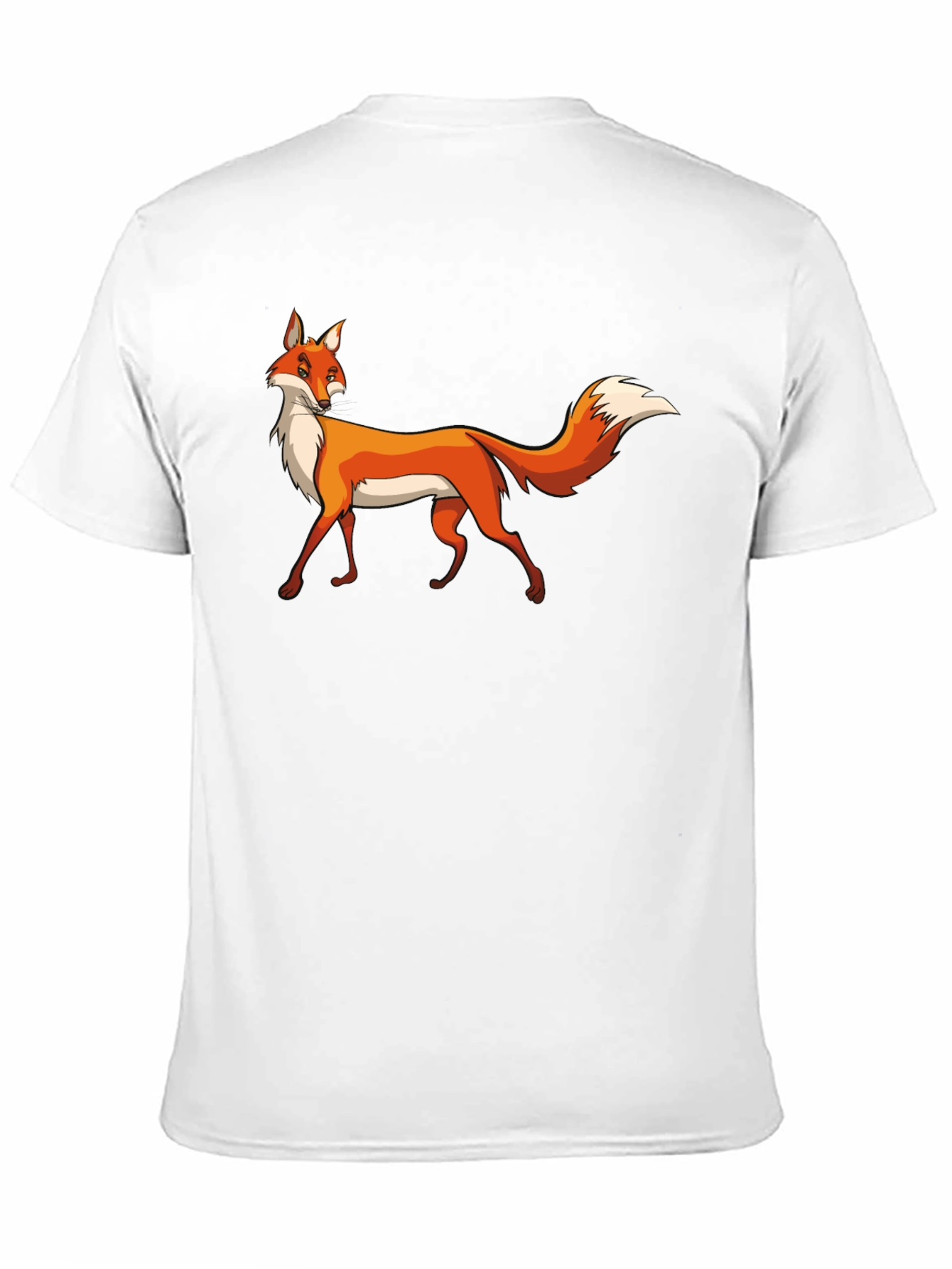 Black Fox Graphic Black T-Shirt, Premium Cotton Tee view 11