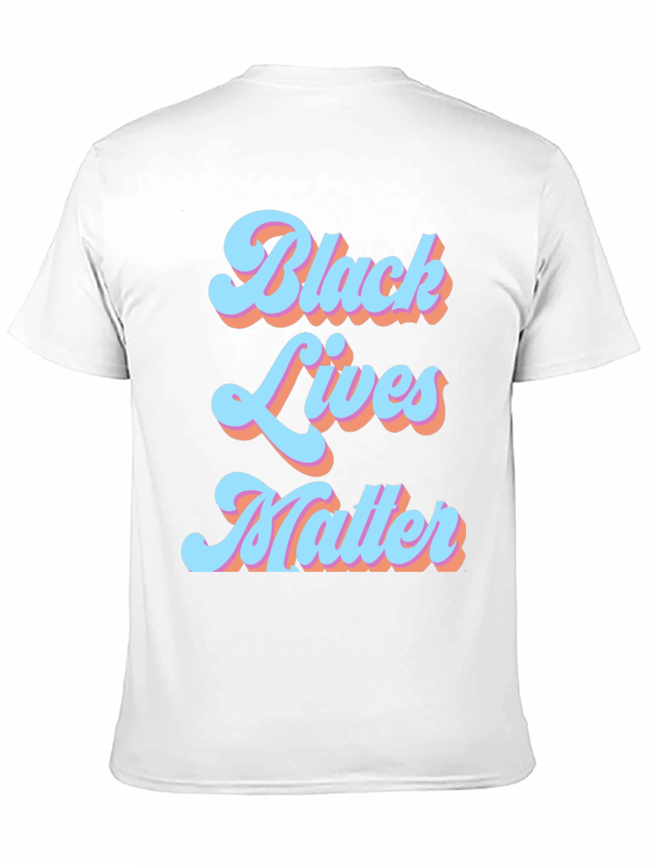 Black Black Lives Matter Graphic Tee - Retro Design view 11