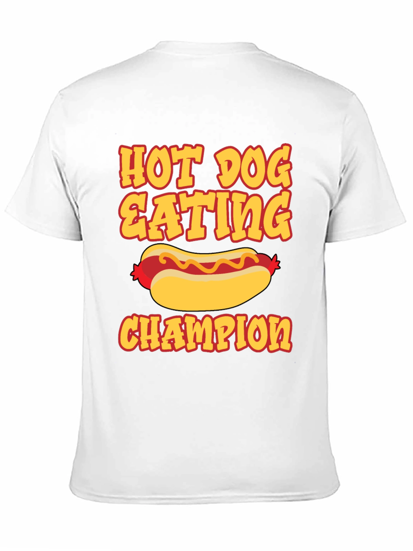 Black Hot Dog Eating Champion Graphic Tee view 11