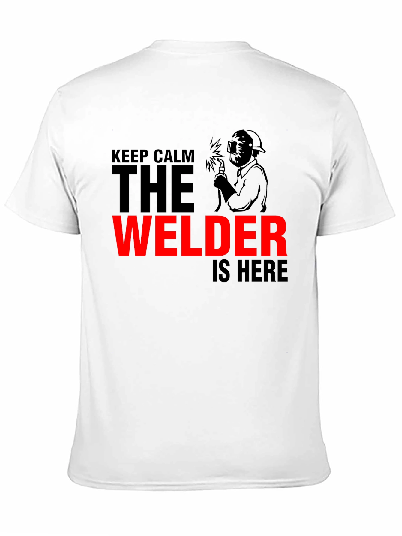 Keep Calm Welder Graphic Tee - Black - 11