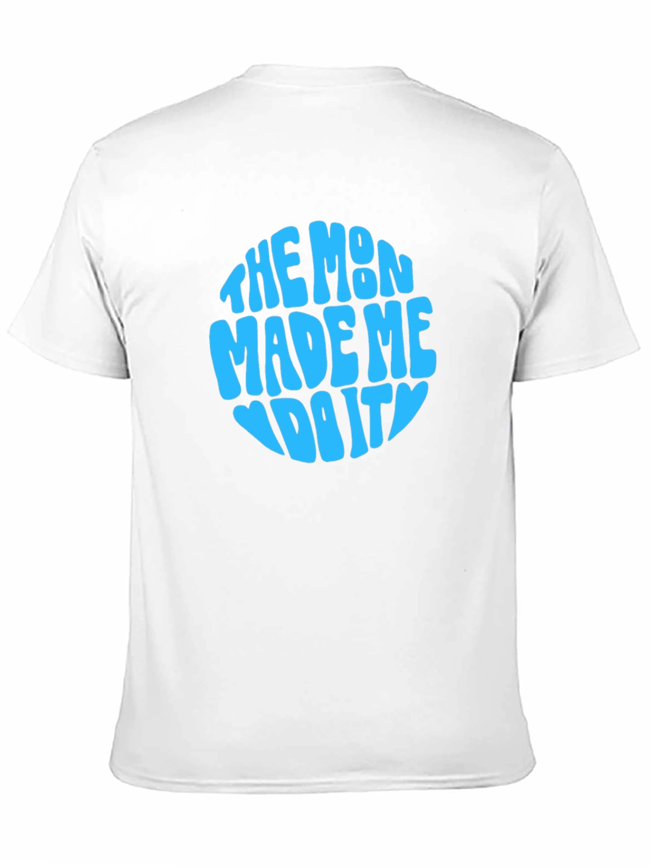 Black Moon Made Me Do It Graphic Tee - Black Cotton T-Shirt view 11