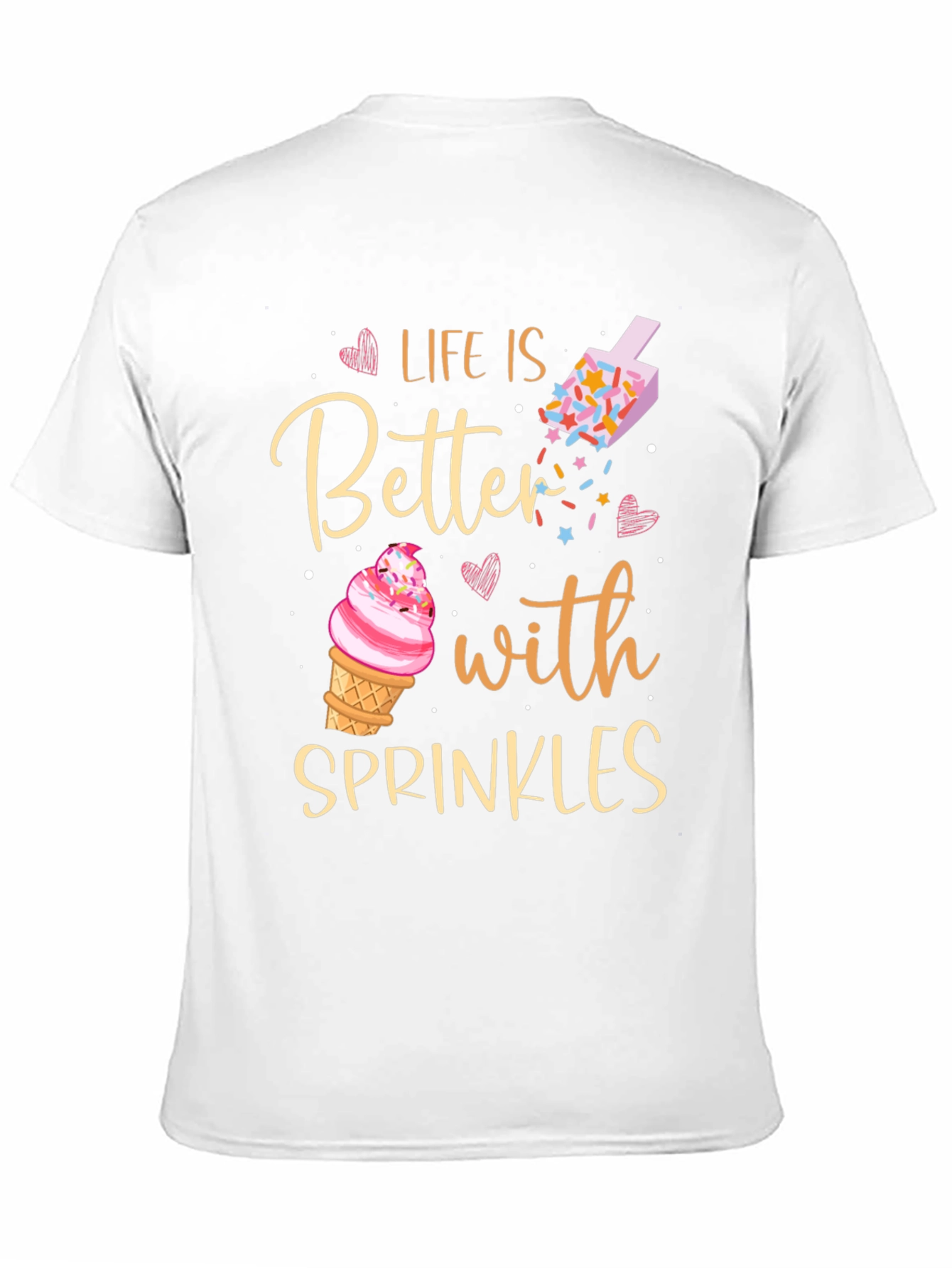 Black Life is Better with Sprinkles T-Shirt view 11