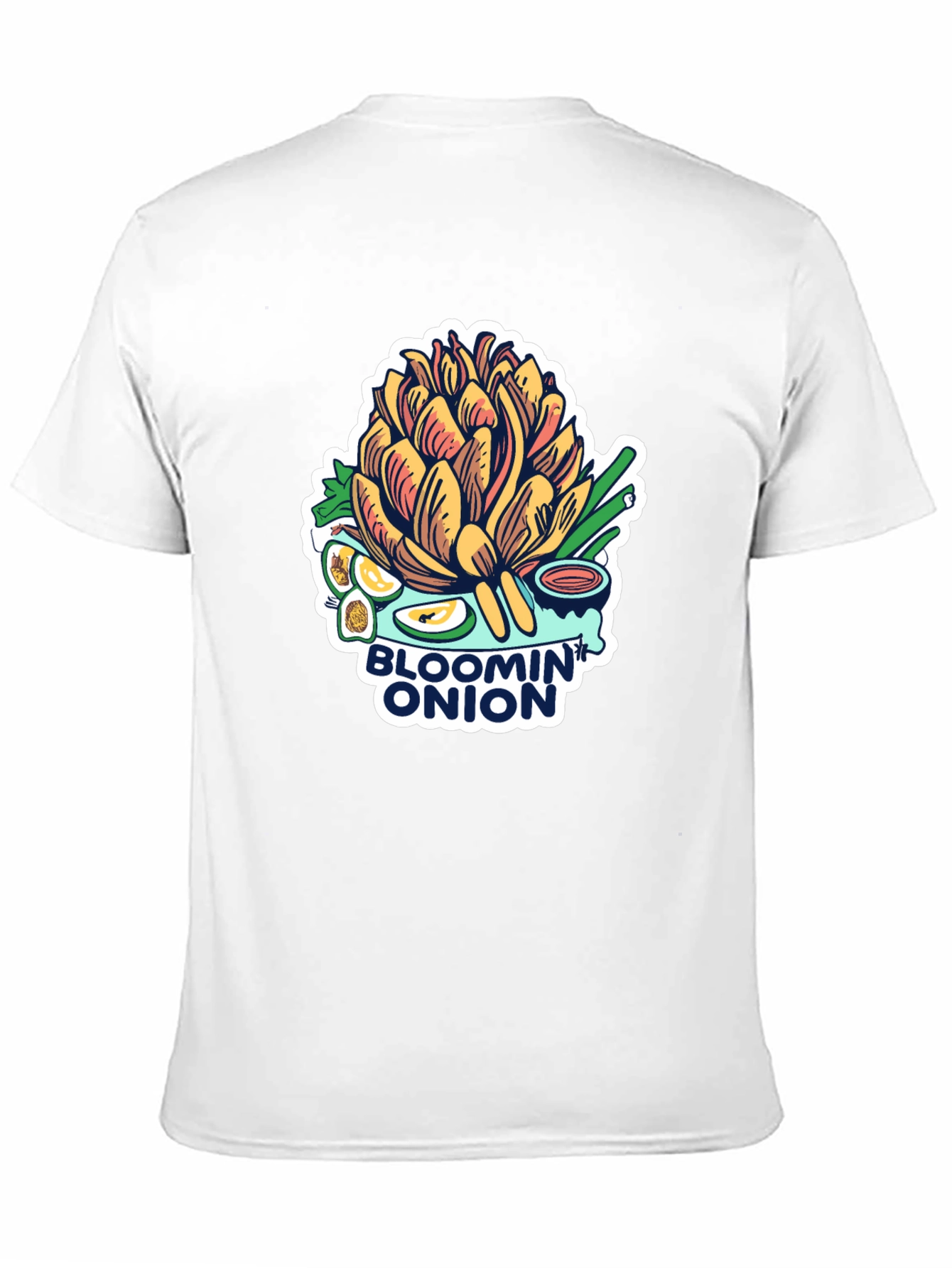 Black Bloomin' Onion Graphic Tee - Foodie T-Shirt view 11