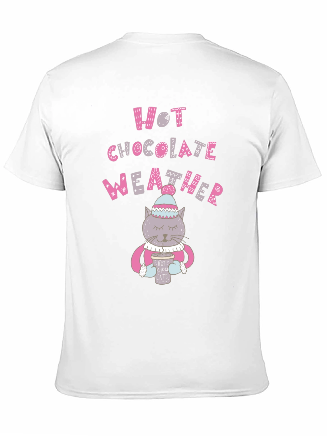 Black Hot Chocolate Weather Graphic T-Shirt view 11