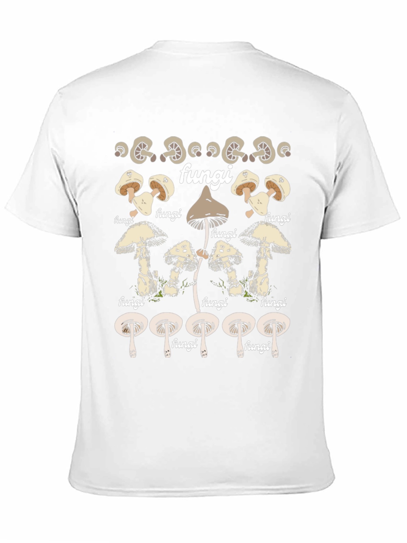Black Fungi Graphic Tee - Unique Mushroom Design T-Shirt view 11