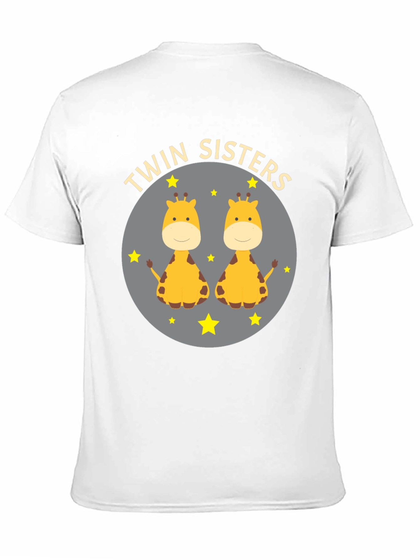 Black Twin Sisters Giraffe Graphic Tee view 11