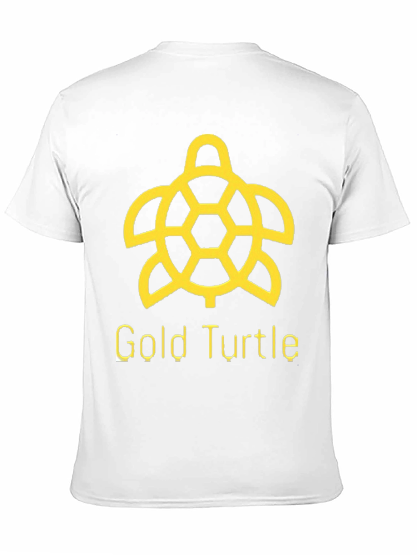 Black Gold Turtle Graphic Tee - Black Cotton T-Shirt view 11