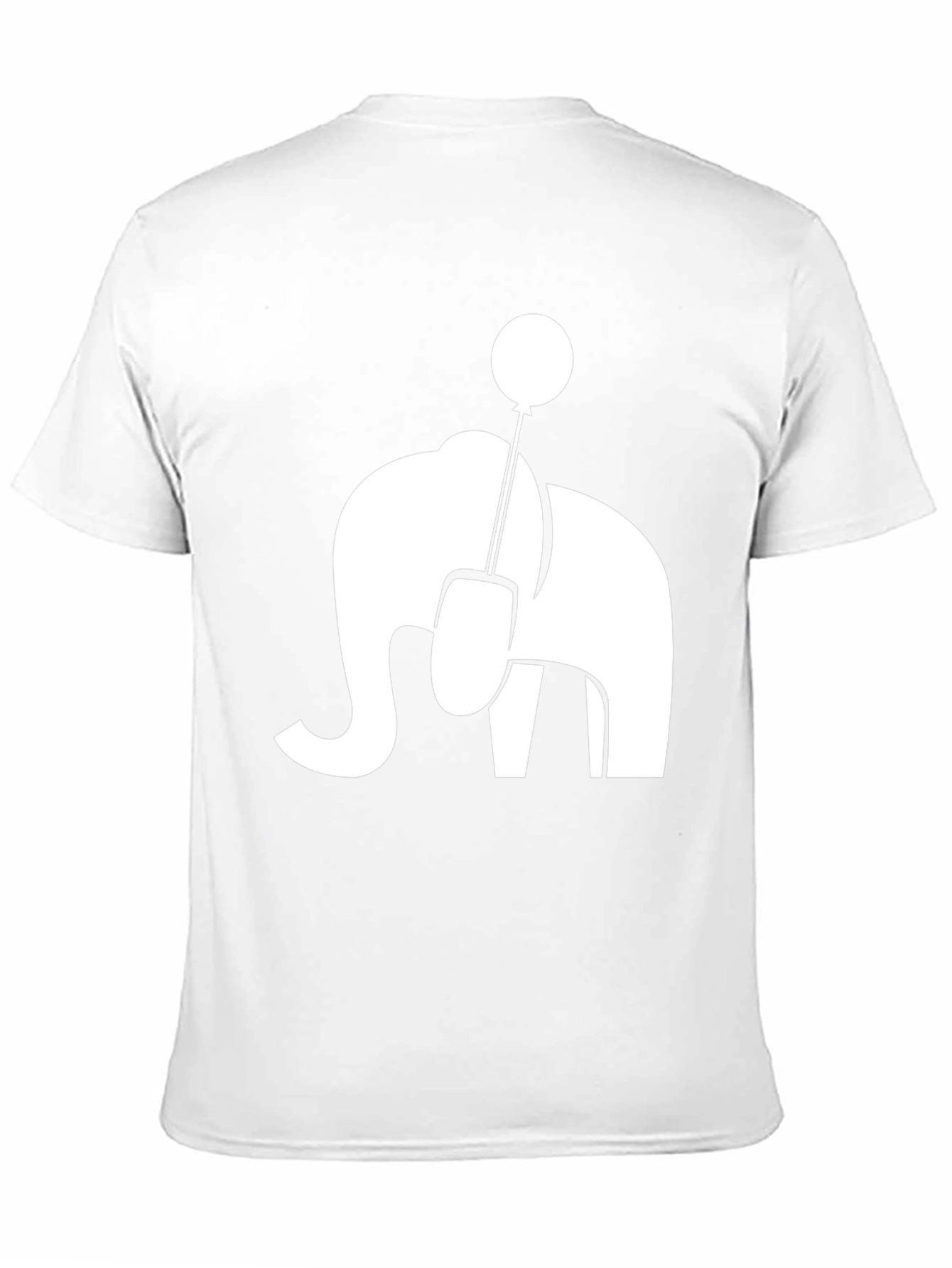 Black Elephant Balloon Graphic Tee - Unique Style view 11