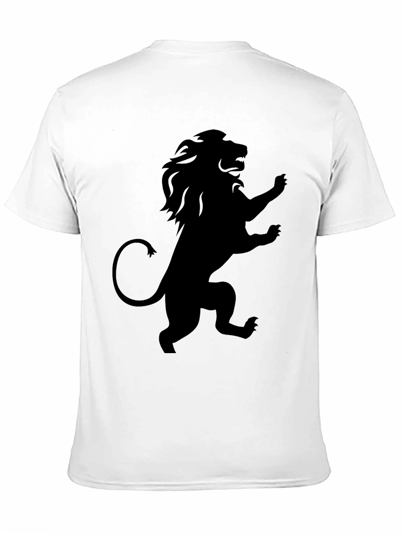 Black Lion Rampant Graphic T-Shirt - Black view 11