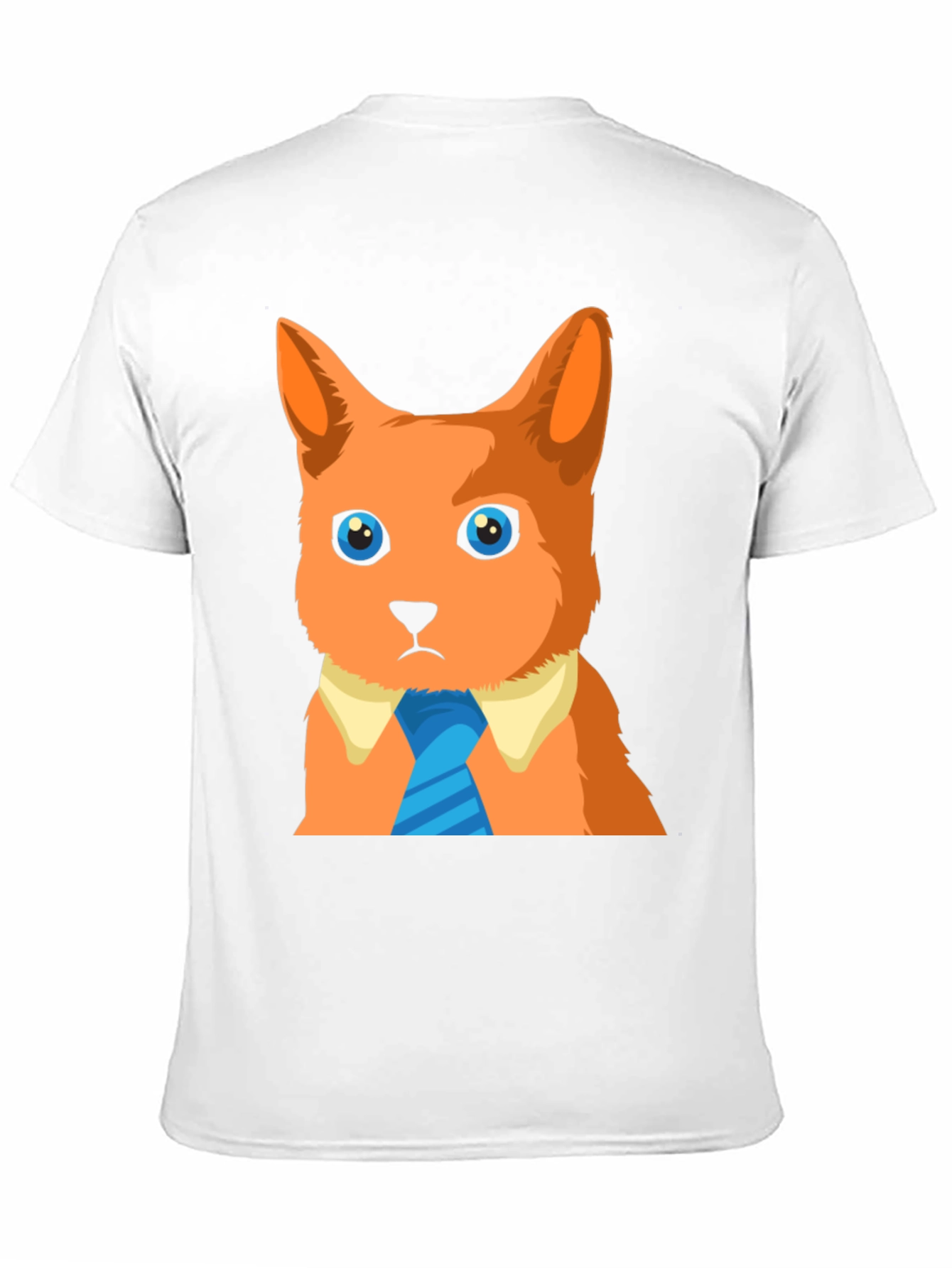 Black Cool Cat in a Tie Graphic T-Shirt view 11
