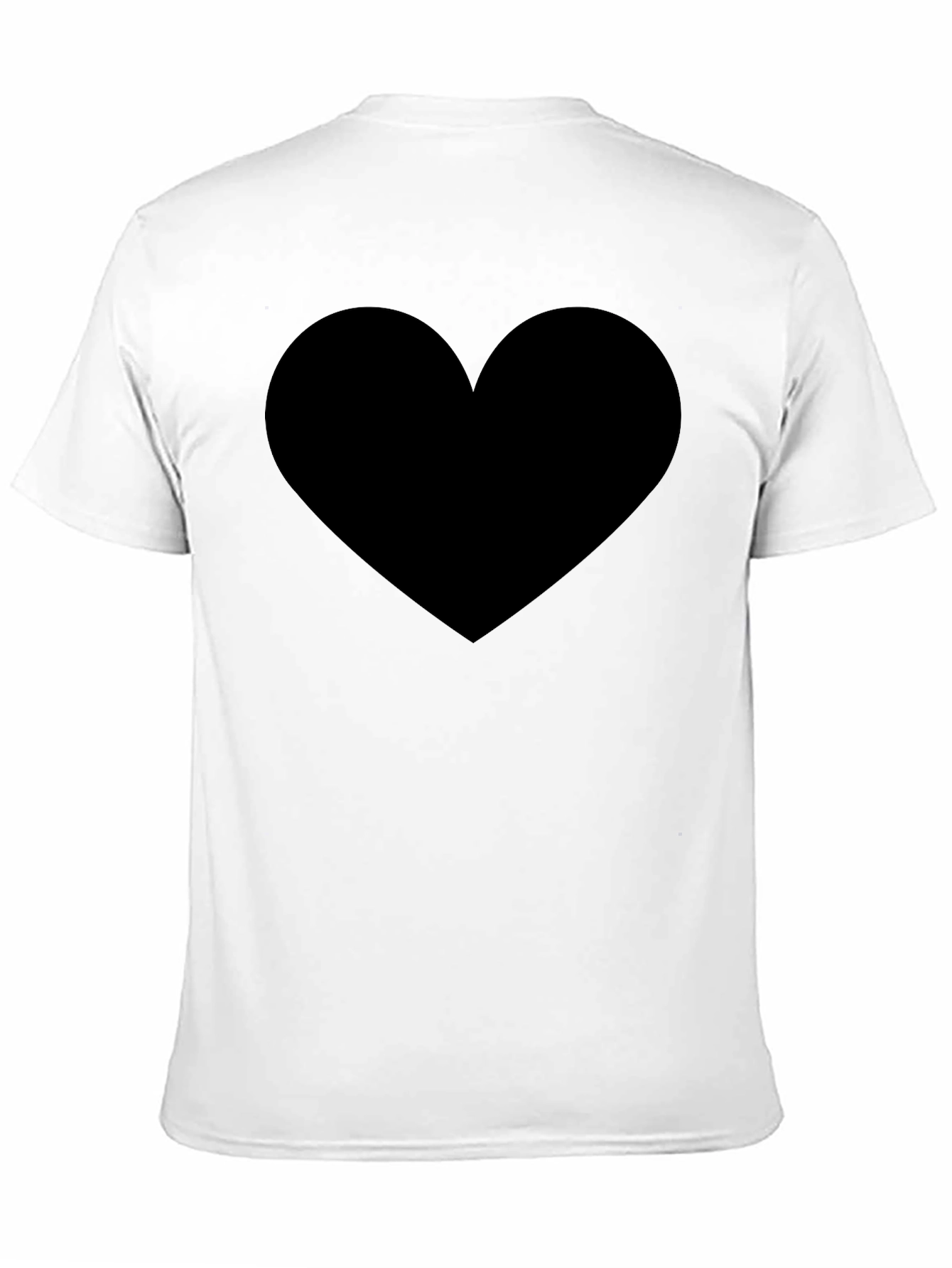 Black Black Heart Graphic T-Shirt view 11