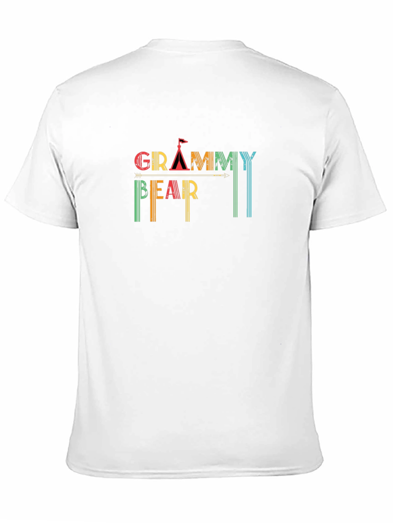 Black Grammy Bear Novelty Graphic T-Shirt view 11
