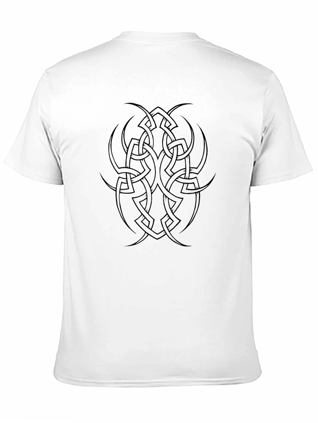 Black Tribal Tattoo Graphic T-Shirt - 11