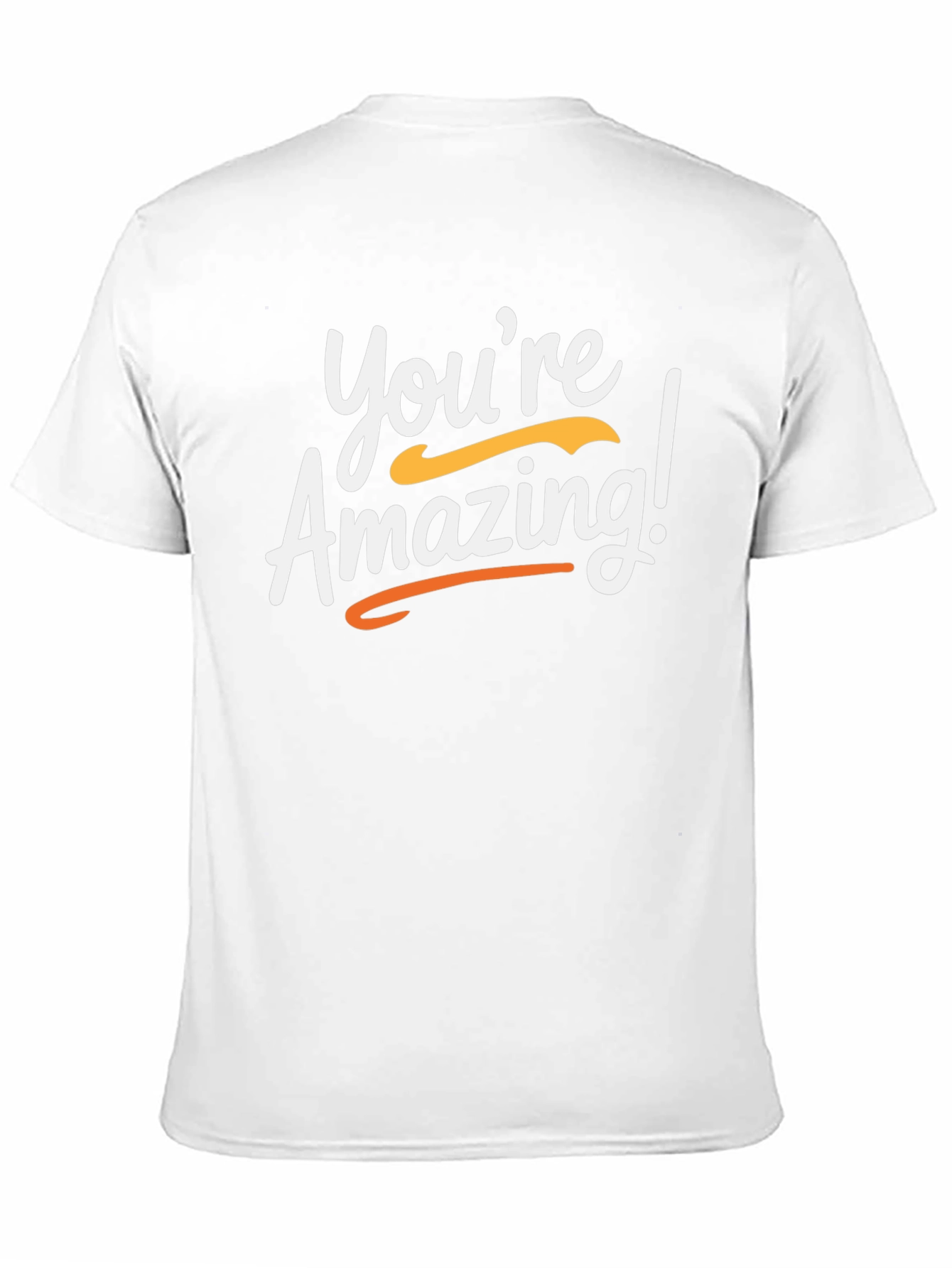 Black You're Amazing! Graphic Tee - Black view 11