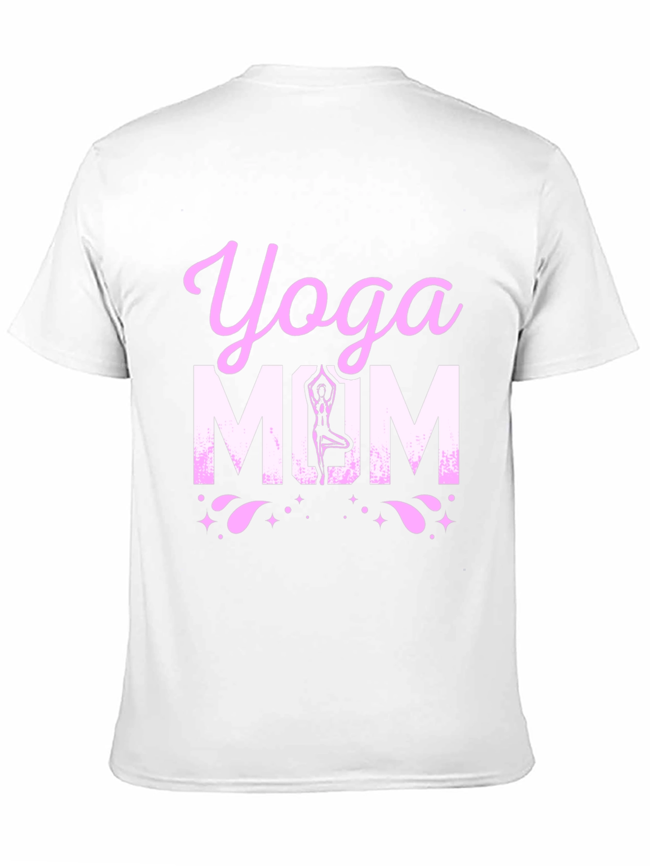 Black Yoga Mom Black Graphic T-Shirt view 11