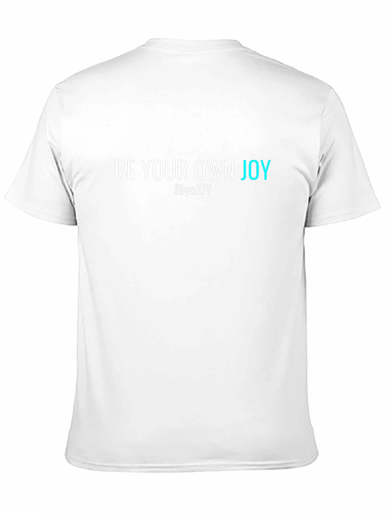 Black Be Your Own Joy T-Shirt - Black Cotton Tee view 11