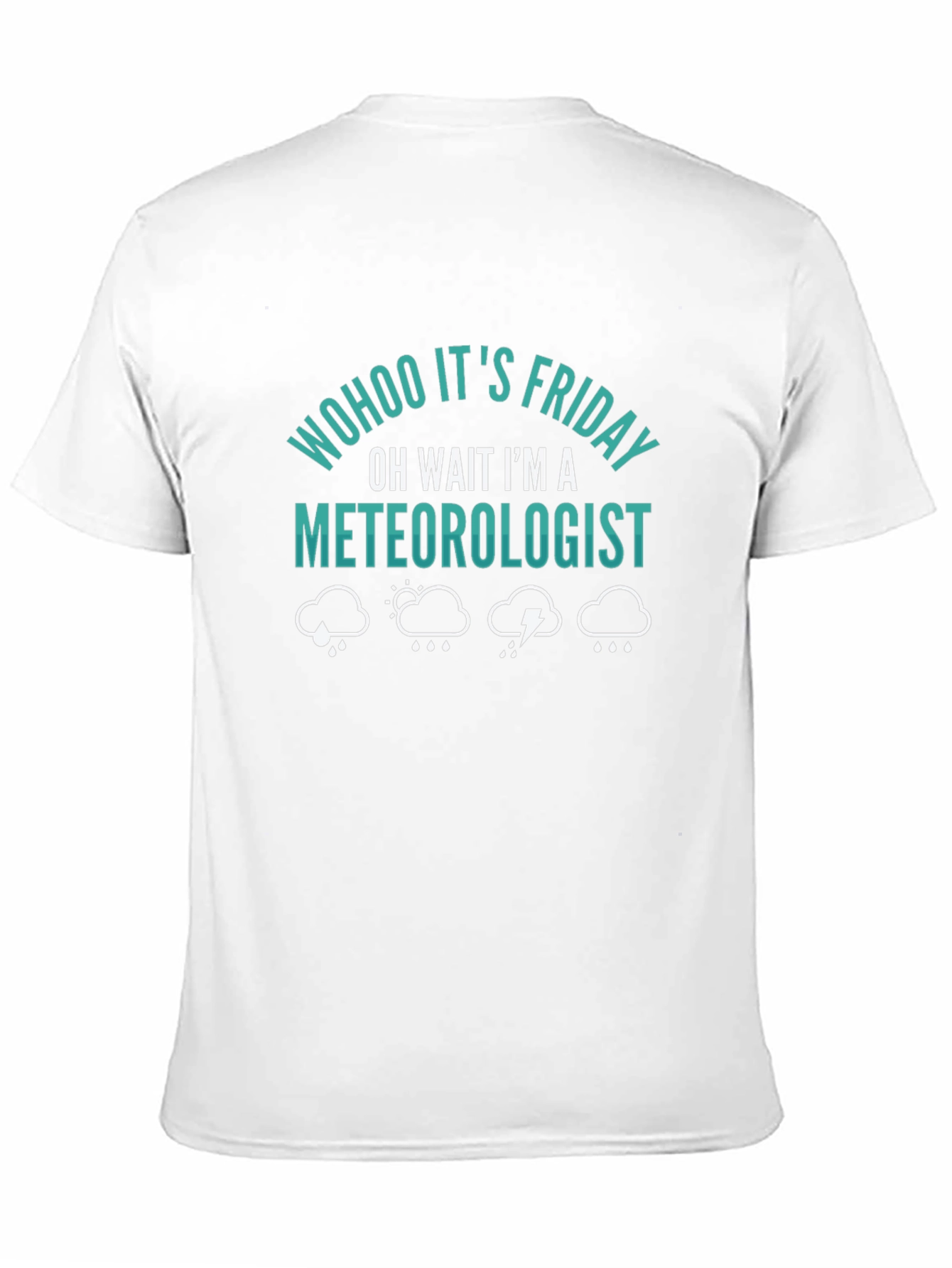 Black Meteorologist Friday T-Shirt view 11