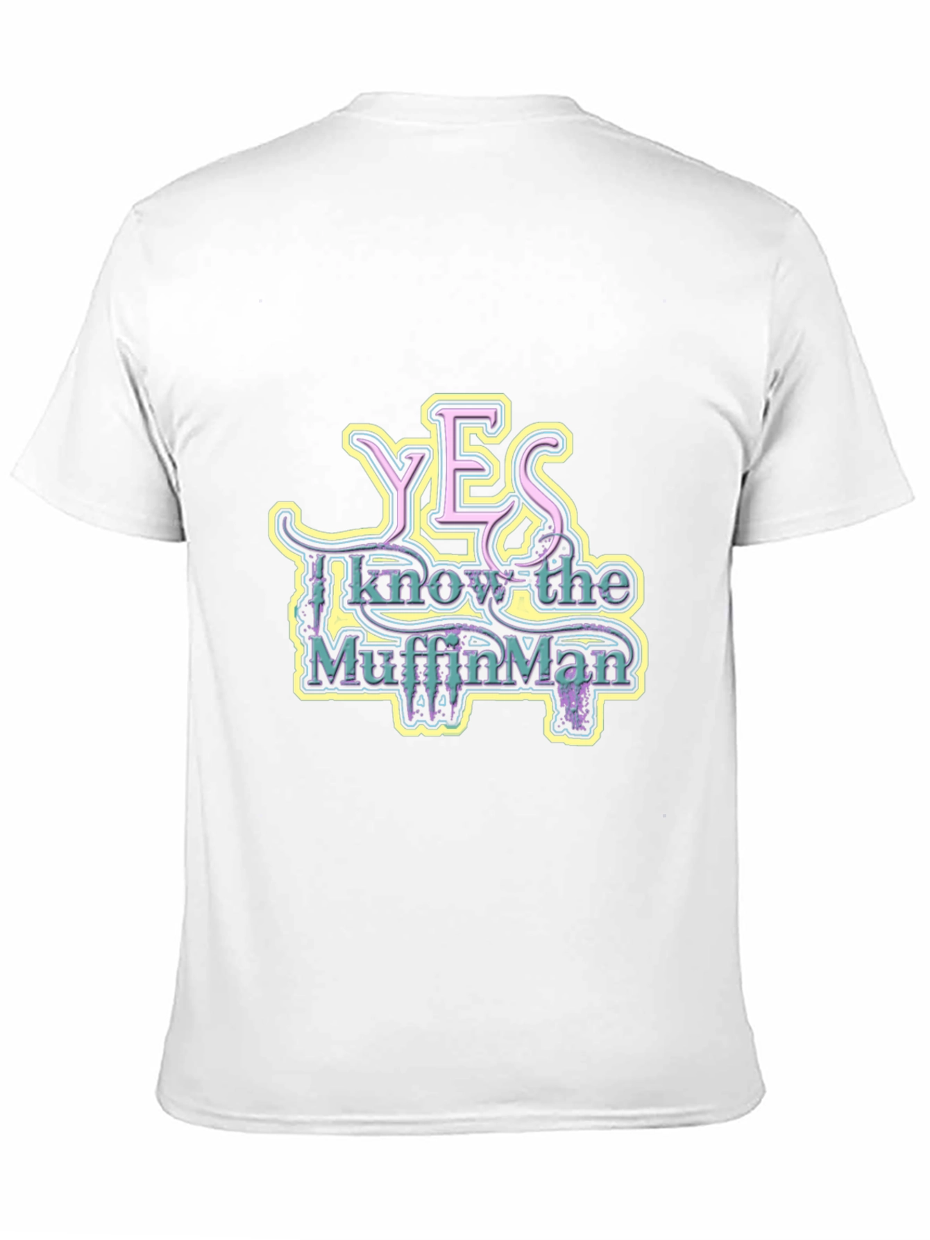 Black Yes I Know The Muffin Man Graphic Tee view 11