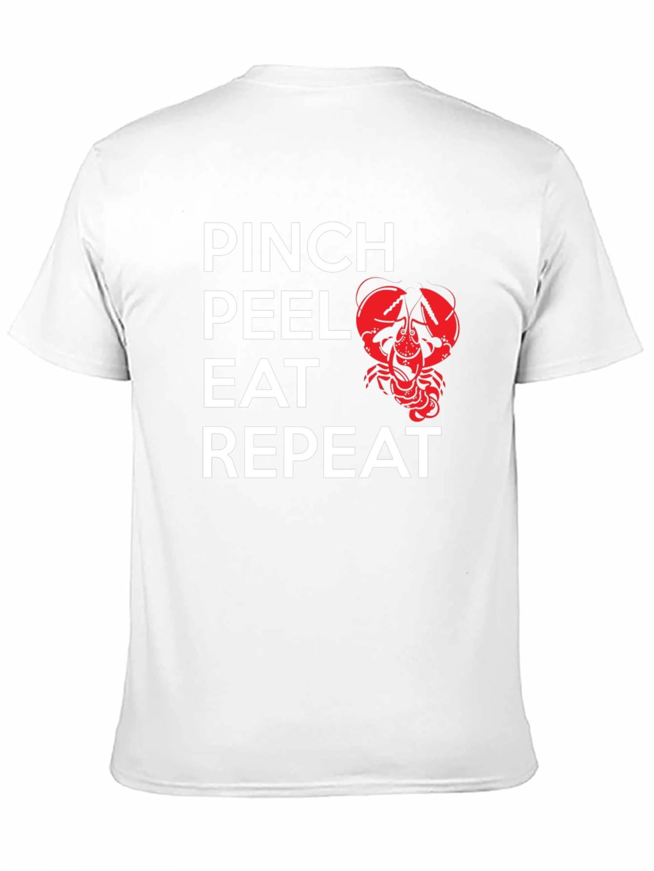 Pinch Peel Eat Repeat Crawfish Graphic Tee - 11