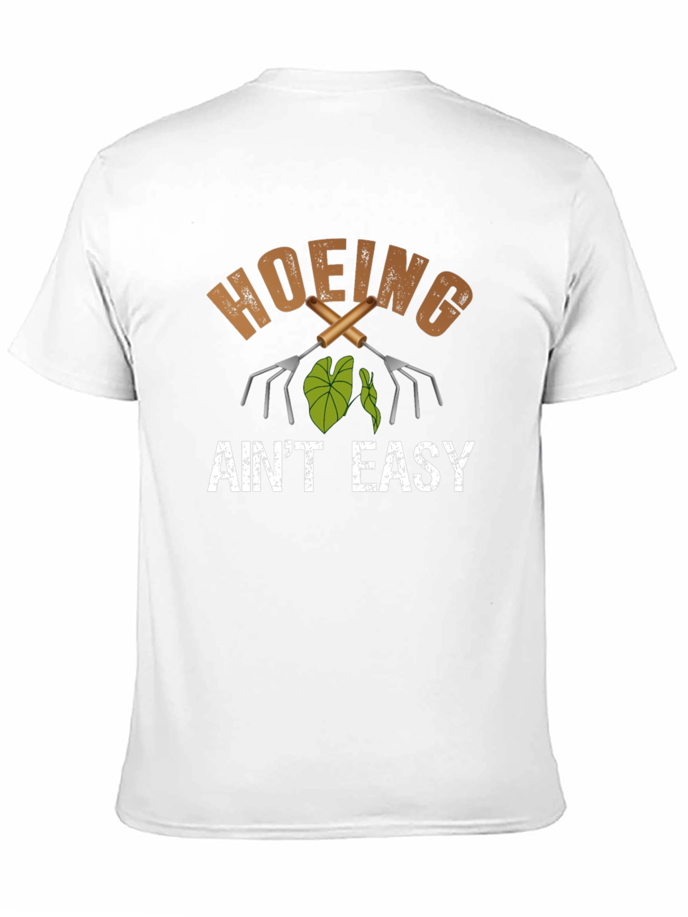 Black Hoeing Ain't Easy T-Shirt - Gardening Humor Tee view 11