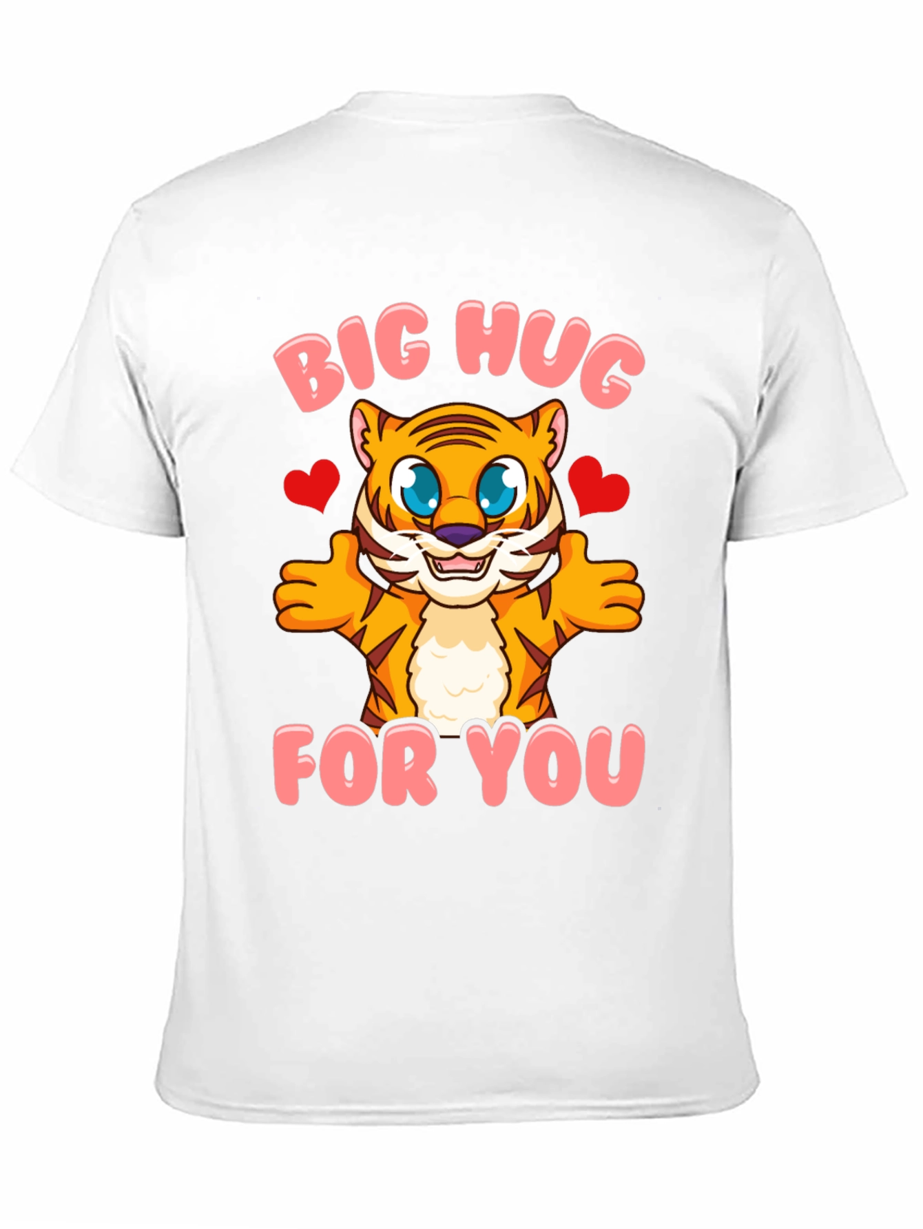 Black Big Hug Tiger Graphic Tee - Black view 11