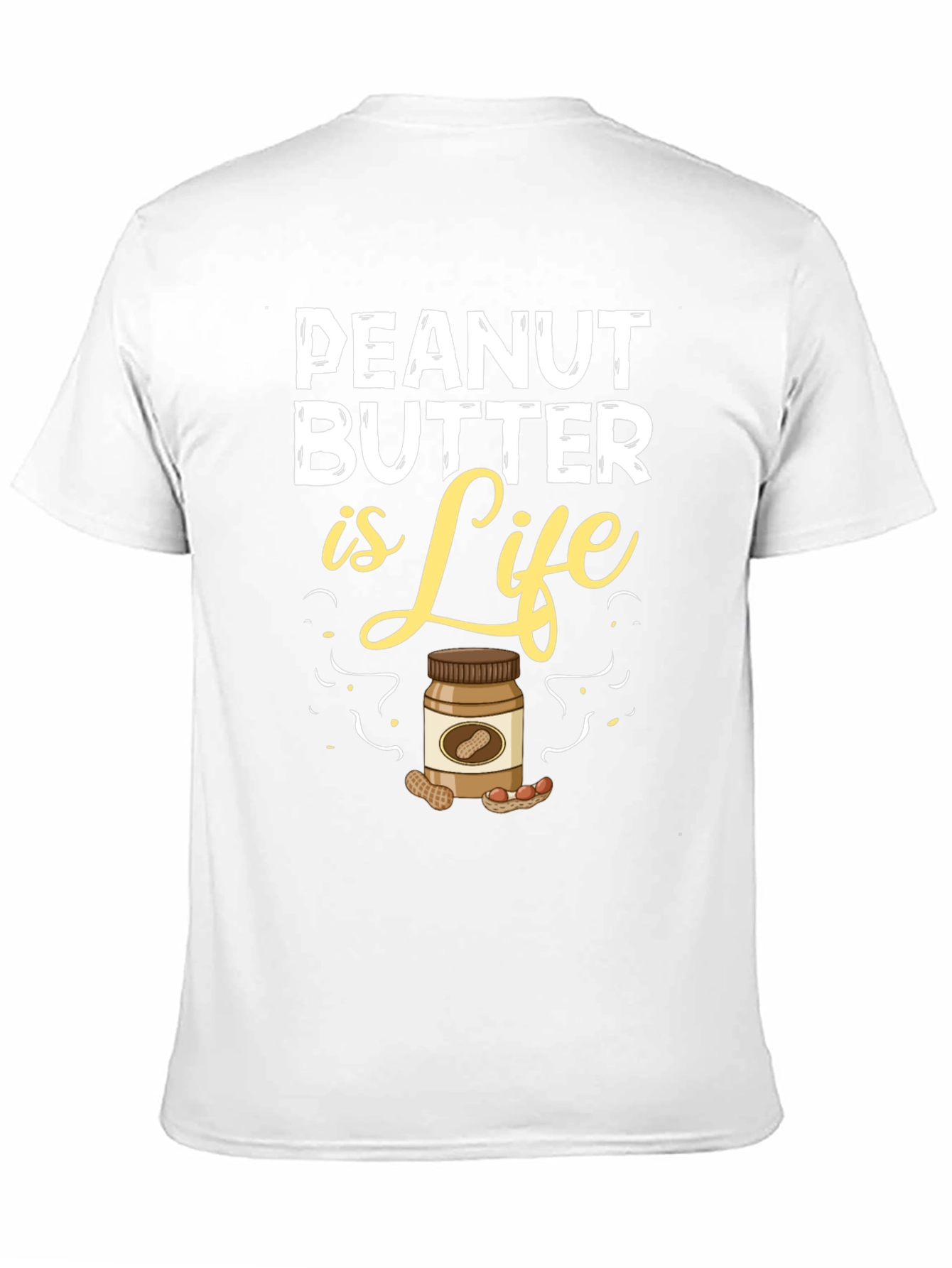 Black Peanut Butter is Life Graphic T-Shirt view 11