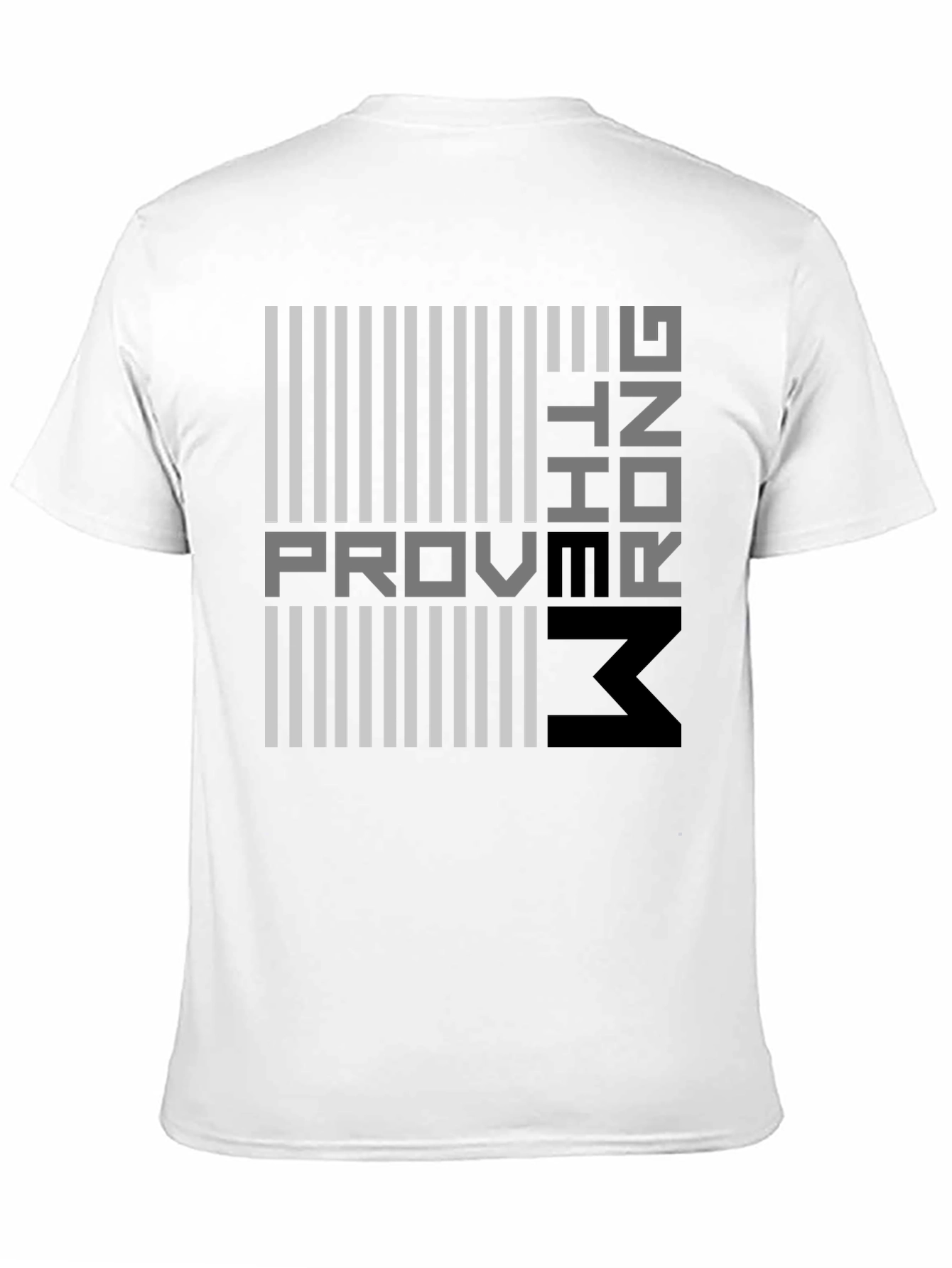 Black Proving Them Wrong Graphic T-Shirt - Modern Design view 11