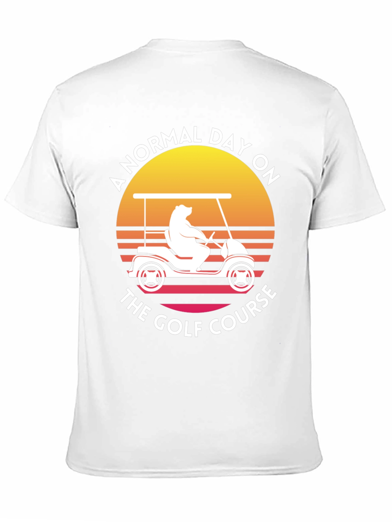 Black Golf Course Bear Tee - Normal Day Golfing view 11