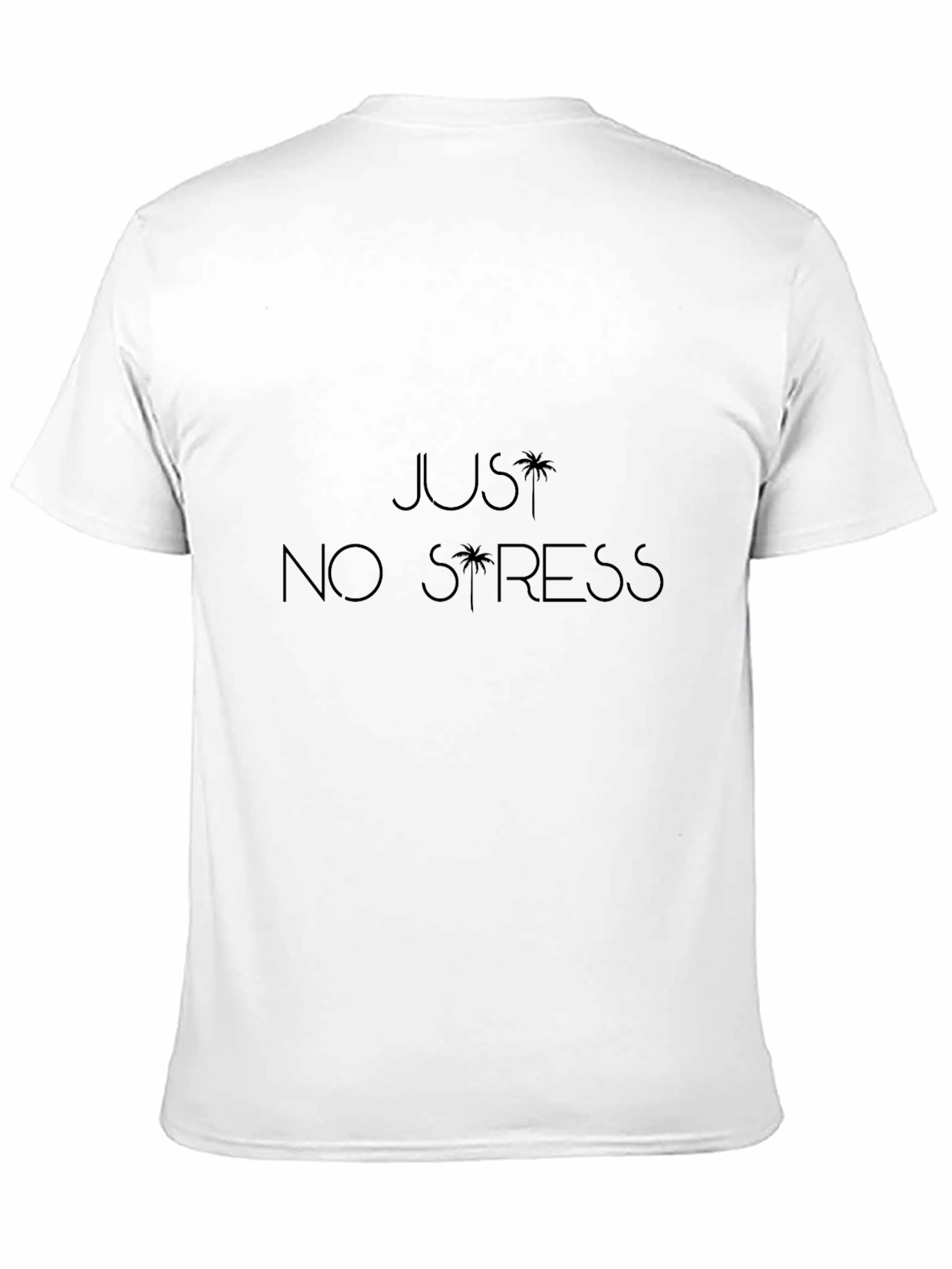 Black Just No Stress Black Tee view 11