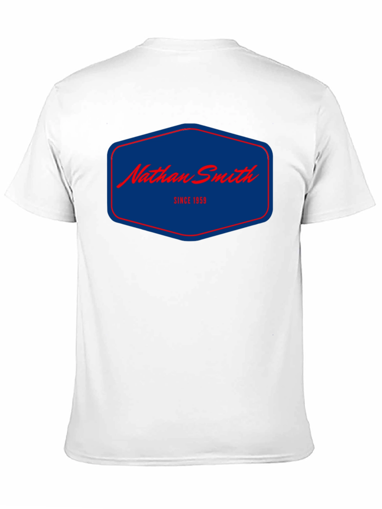 Black Nathan Smith Since 1959 Black T-Shirt view 11