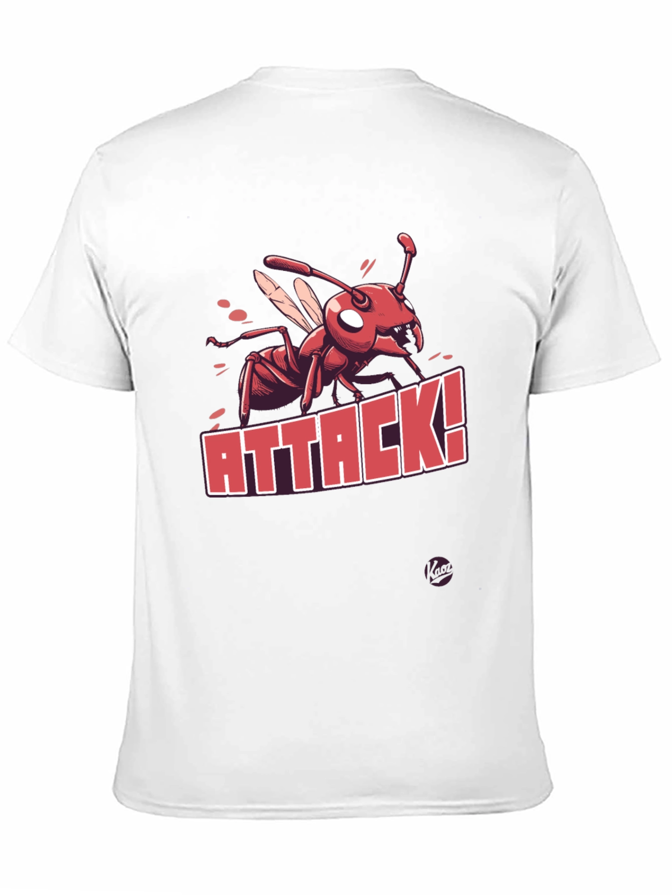 Black Ant Attack Graphic T-Shirt - Men's Black Tee view 11