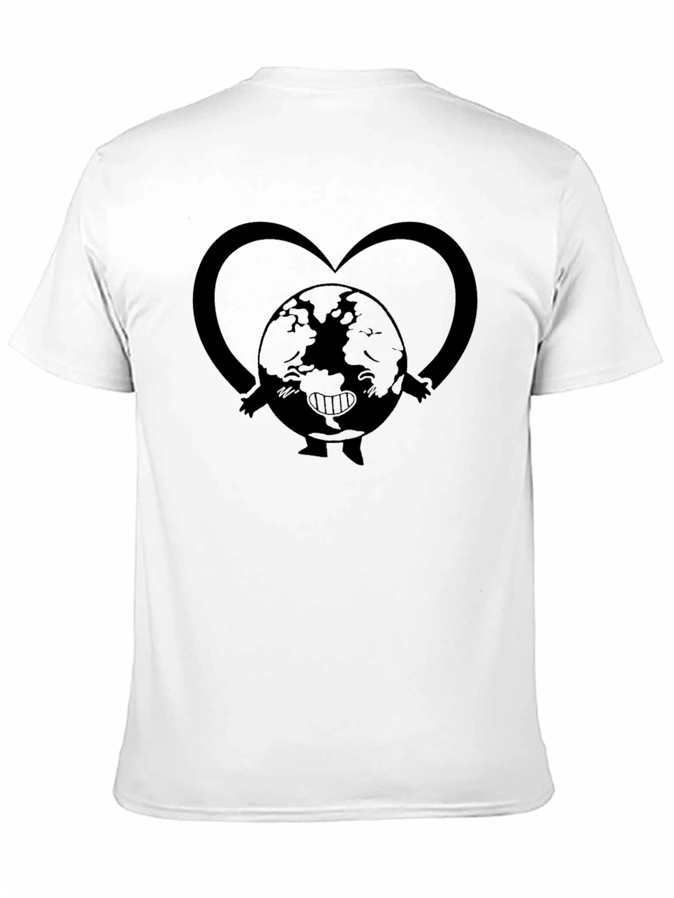 Black Earth Heart Graphic Tee - Love Our Planet view 11