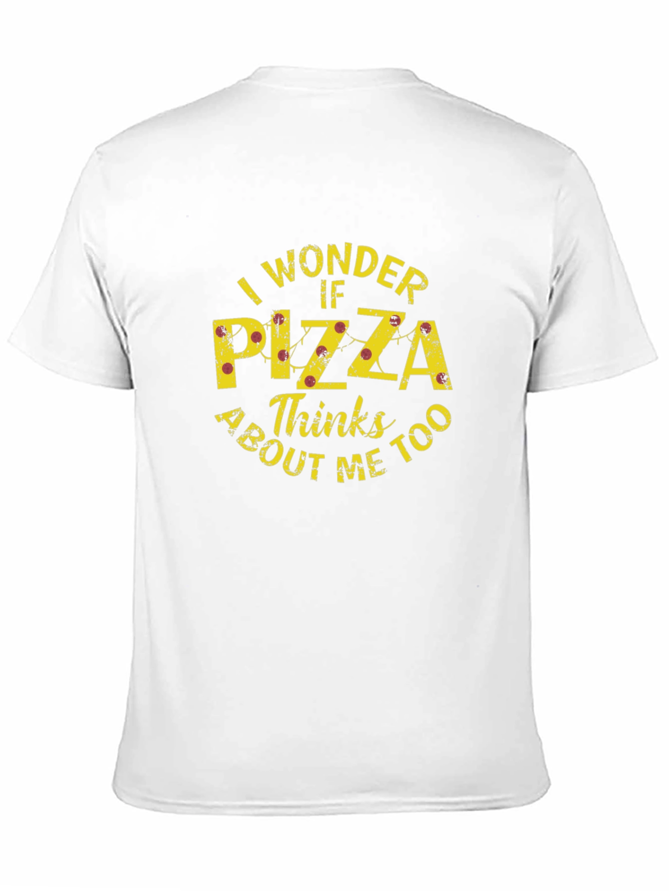 Black Funny Pizza Lover Graphic T-Shirt view 11