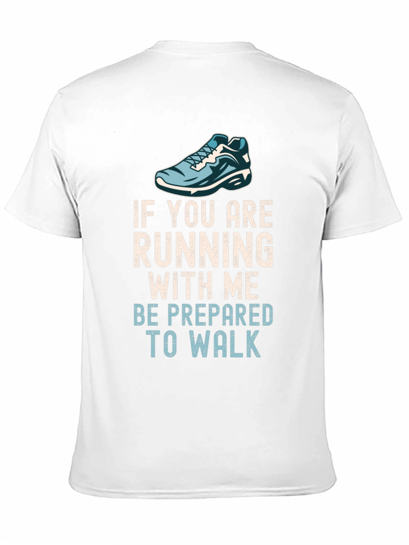 Black Funny Running T-Shirt - Be Prepared To Walk view 11