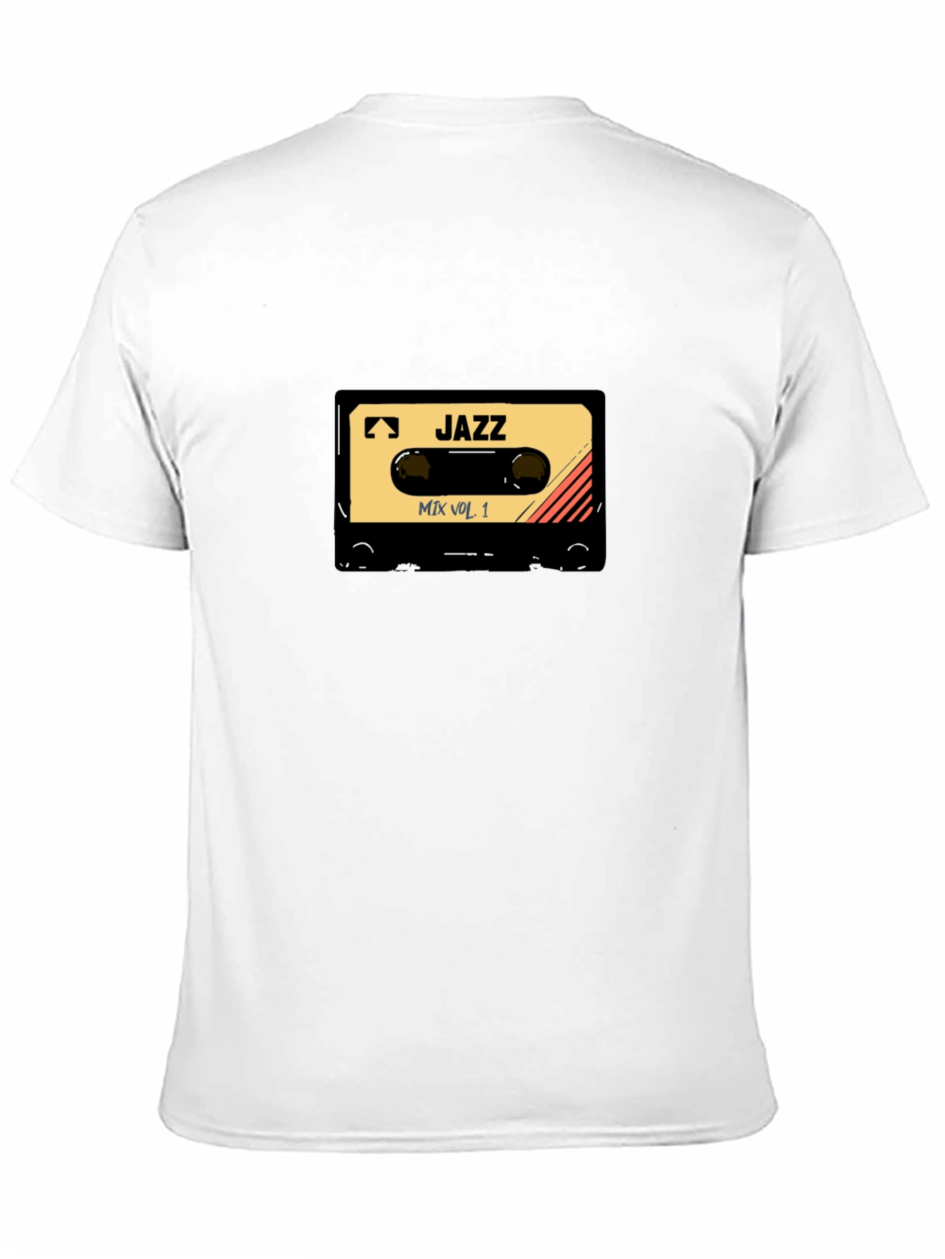 Black Jazz Mix Vol. 1 Cassette Tape Graphic T-Shirt view 11