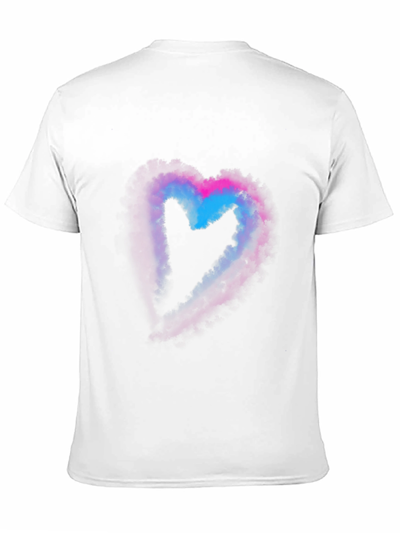 Black Heart Nebula Graphic Print Black T-Shirt view 11