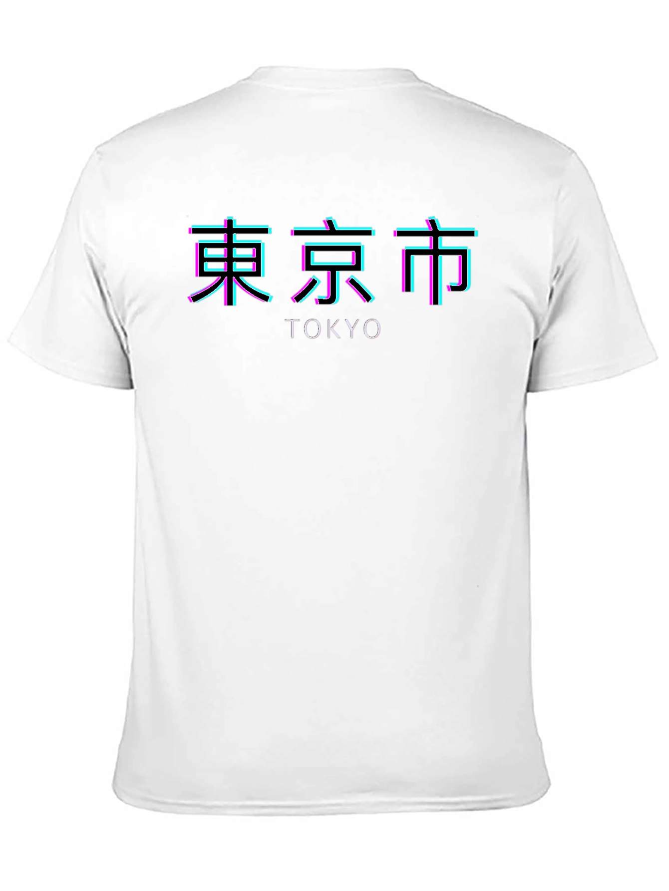 Black Tokyo Neon Graphic Black T-Shirt view 11