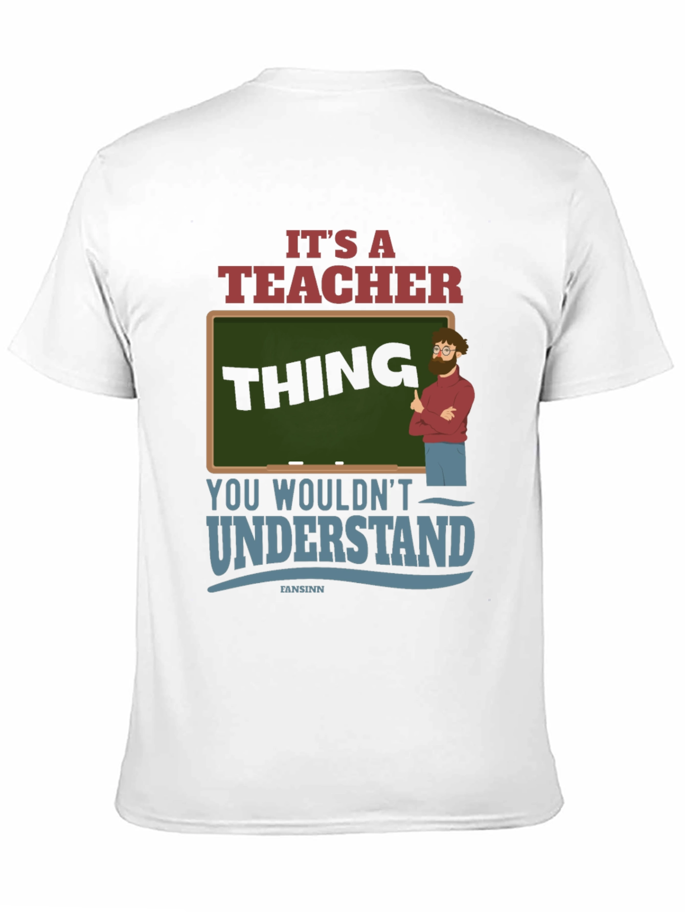 Black It's A Teacher Thing T-Shirt view 11