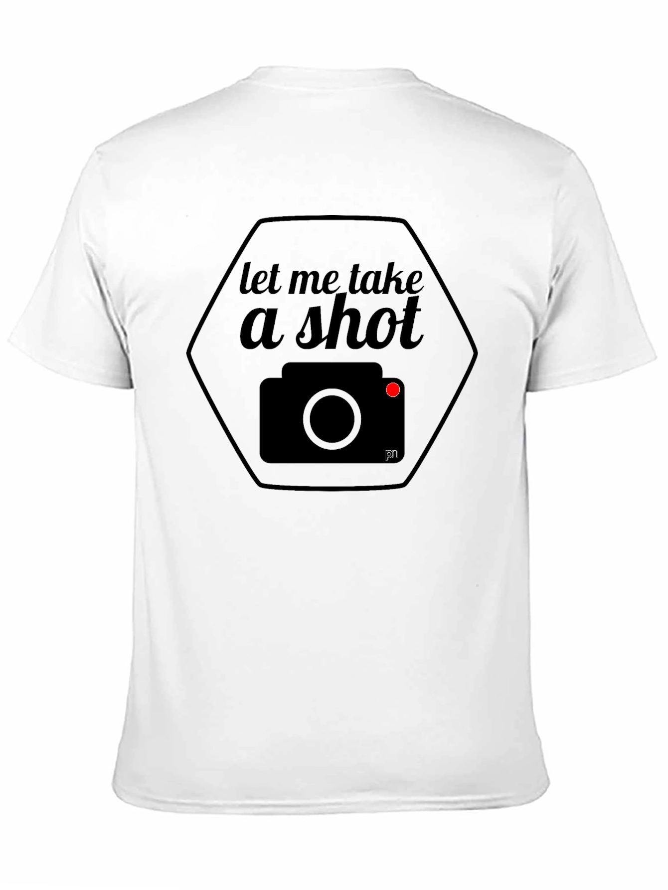 Black Let Me Take A Shot Camera Graphic T-Shirt view 11