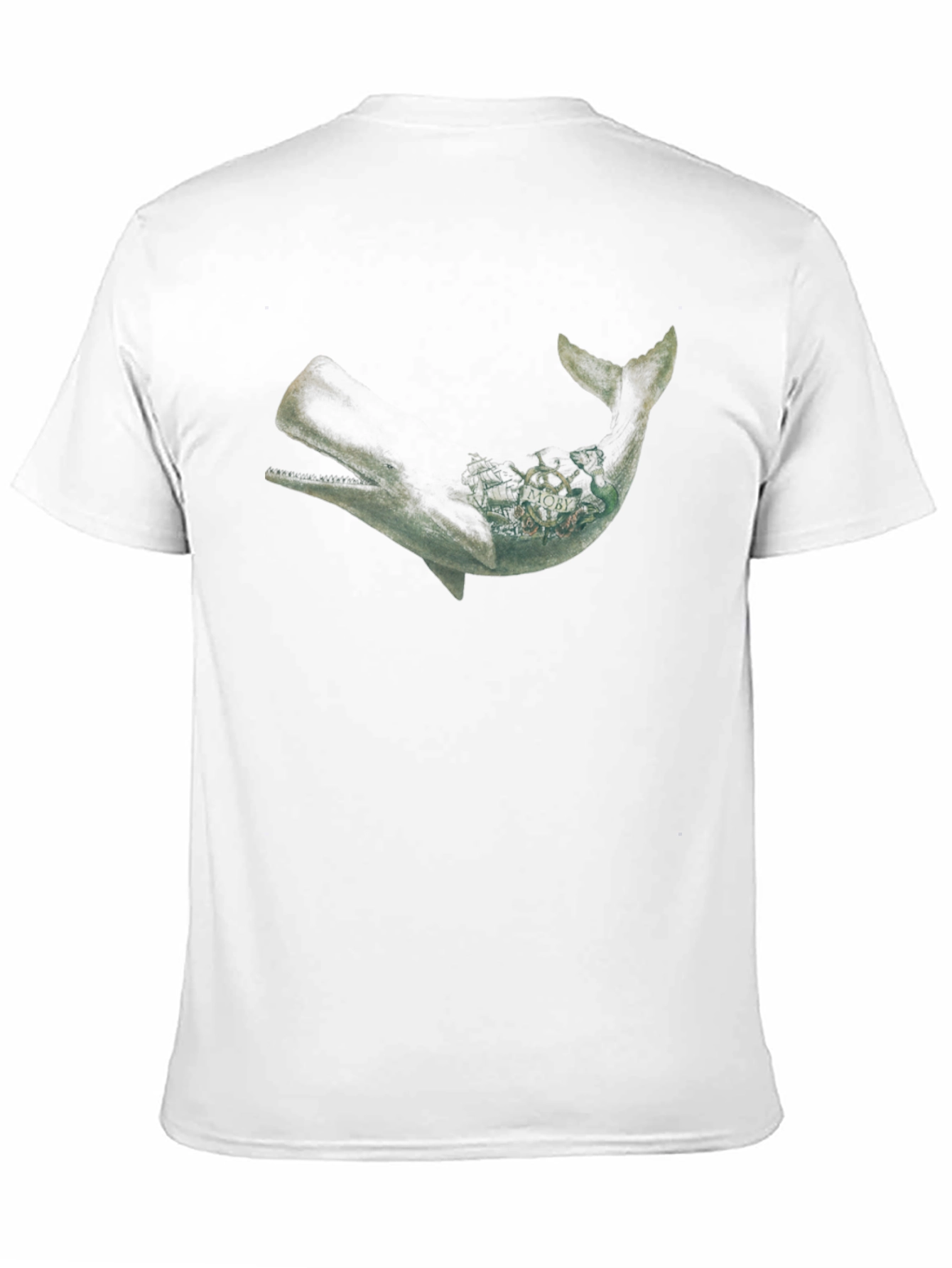 Black Whale Shipwreck Graphic Tee - Black view 11