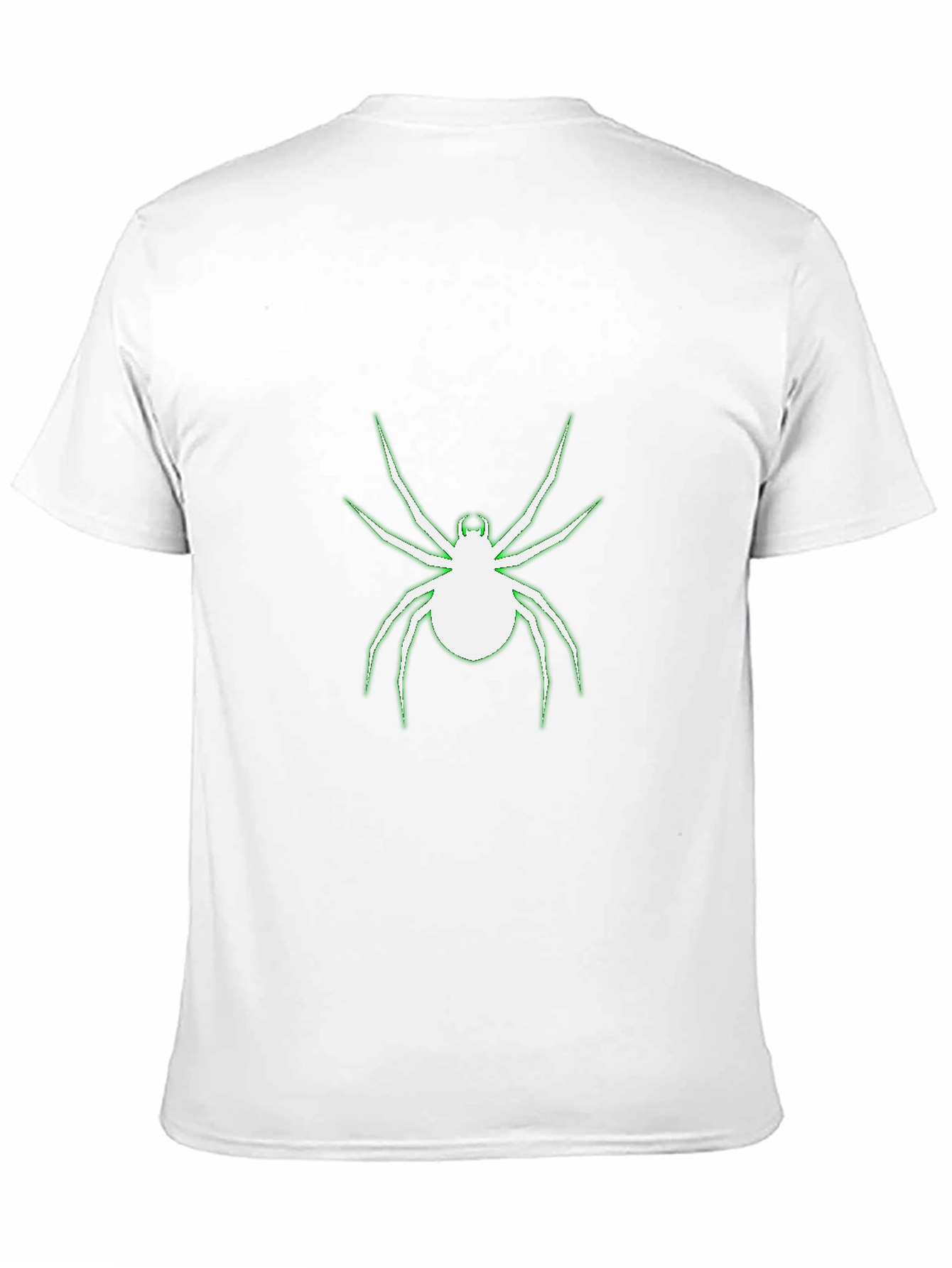 Glow Spider Graphic Black T-Shirt - 11