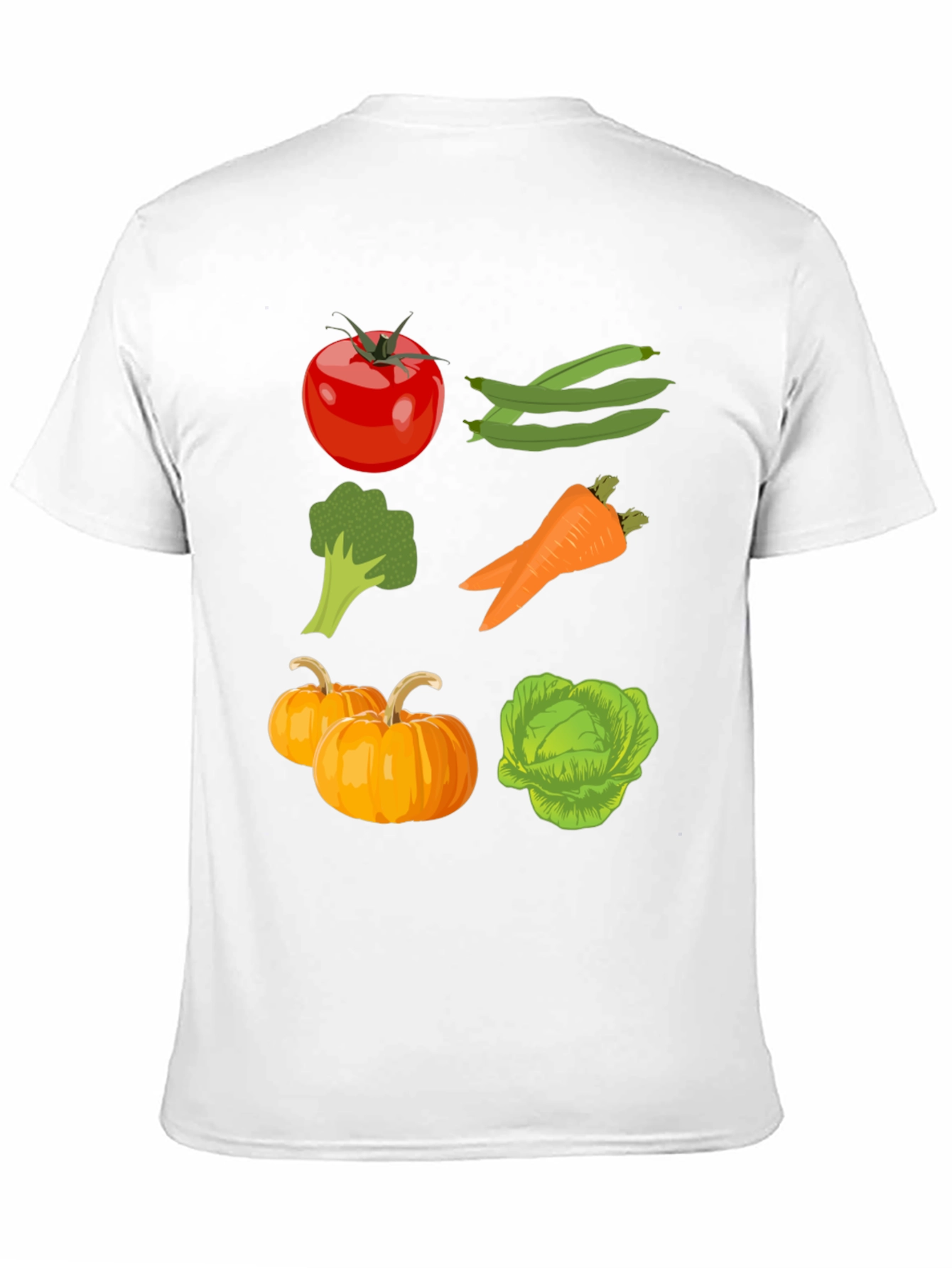 Black Veggie T-Shirt - Eat Your Vegetables view 11