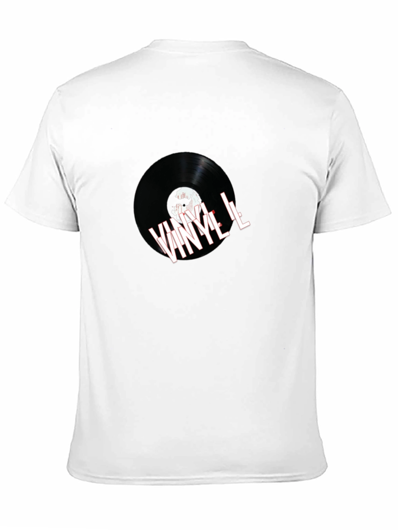 Black Vinyl Record Graphic Tee - Music Lover Fashion view 11