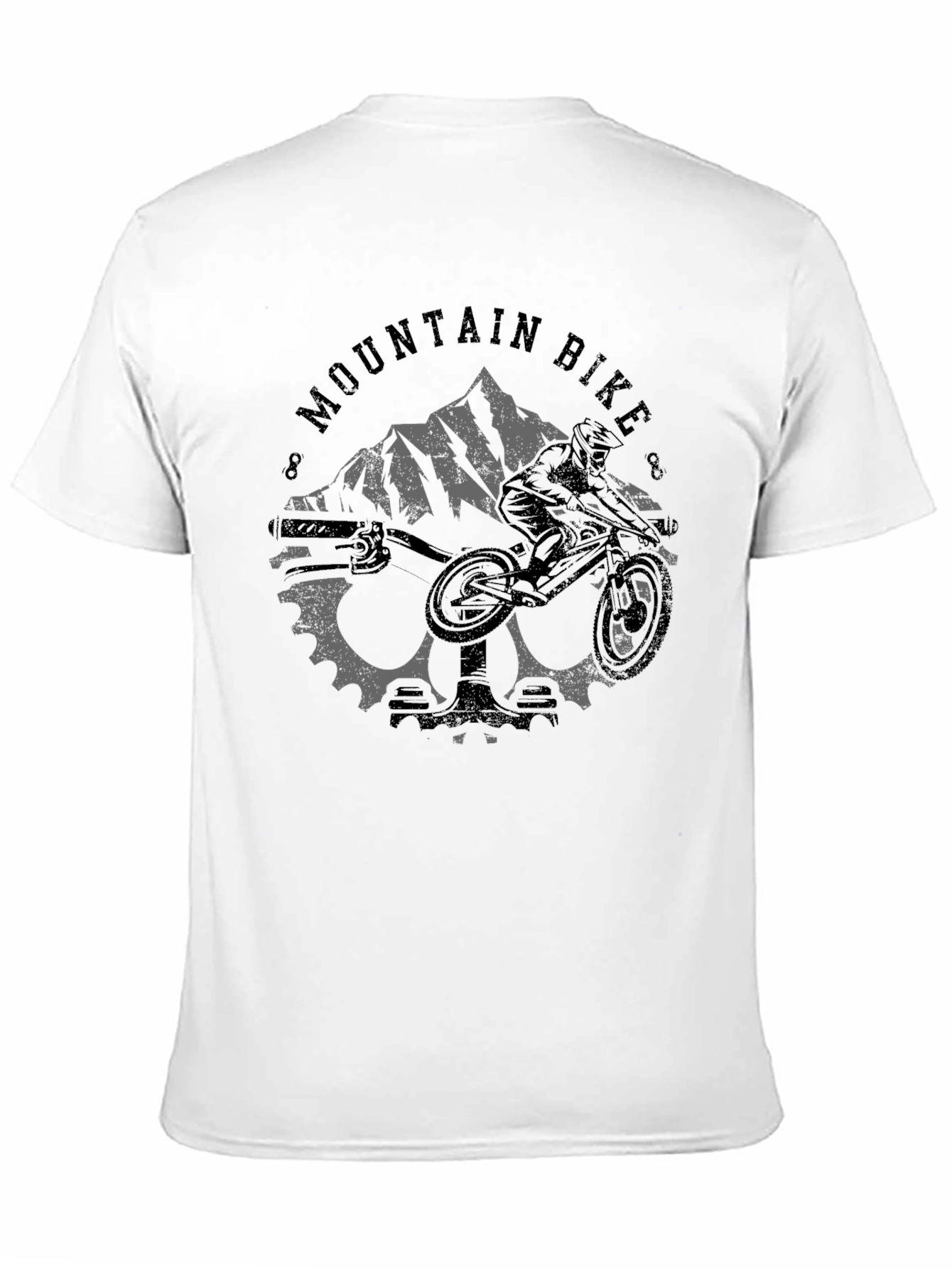 Black Mountain Bike Graphic Tee - Adventure Ready! view 11
