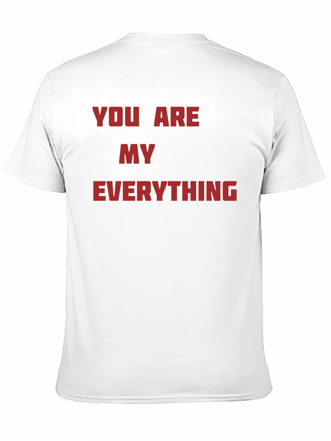 Black Romantic "You Are My Everything" Graphic Tee view 11