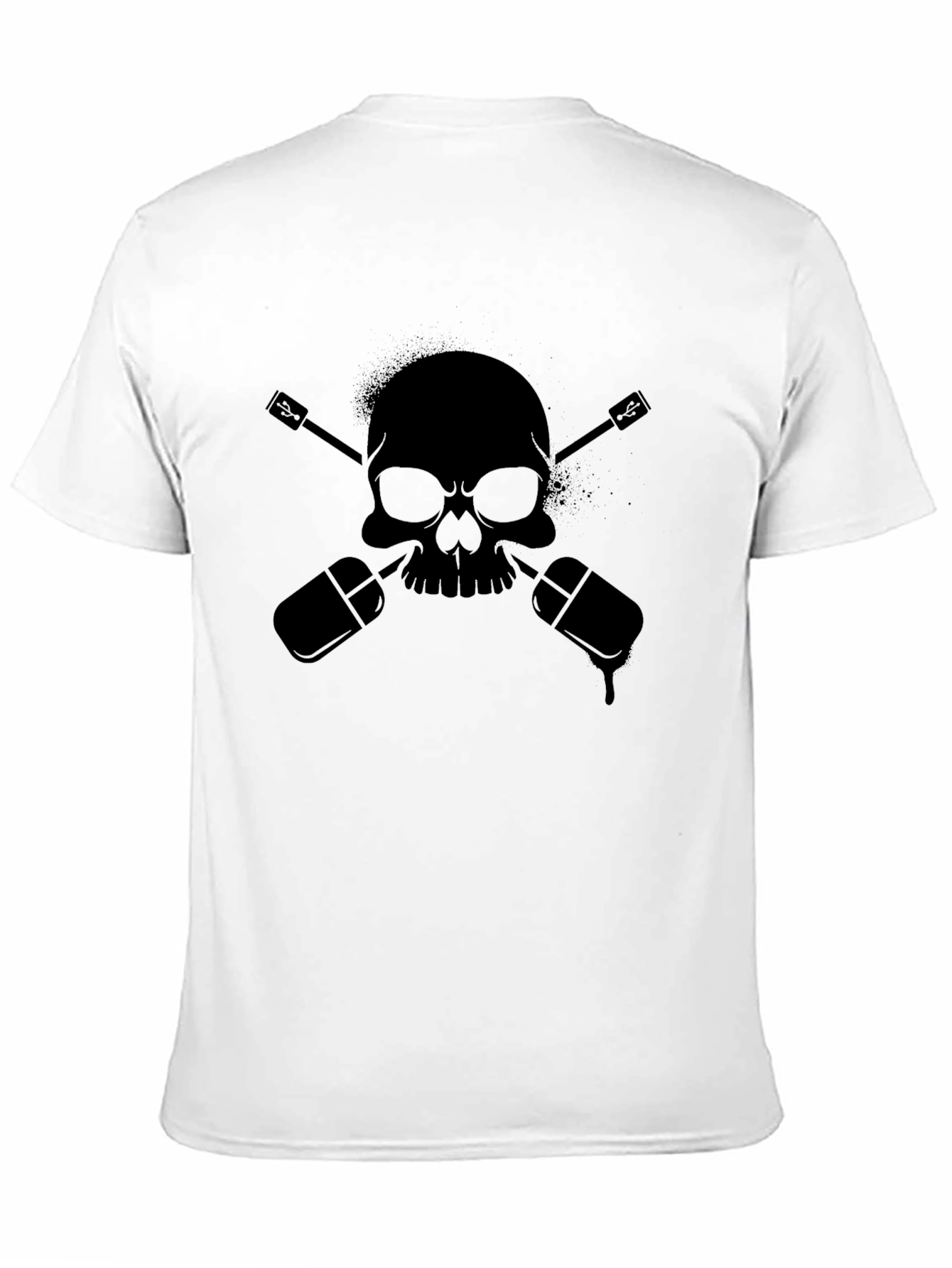 Black Skull & Mic Black T-Shirt view 11