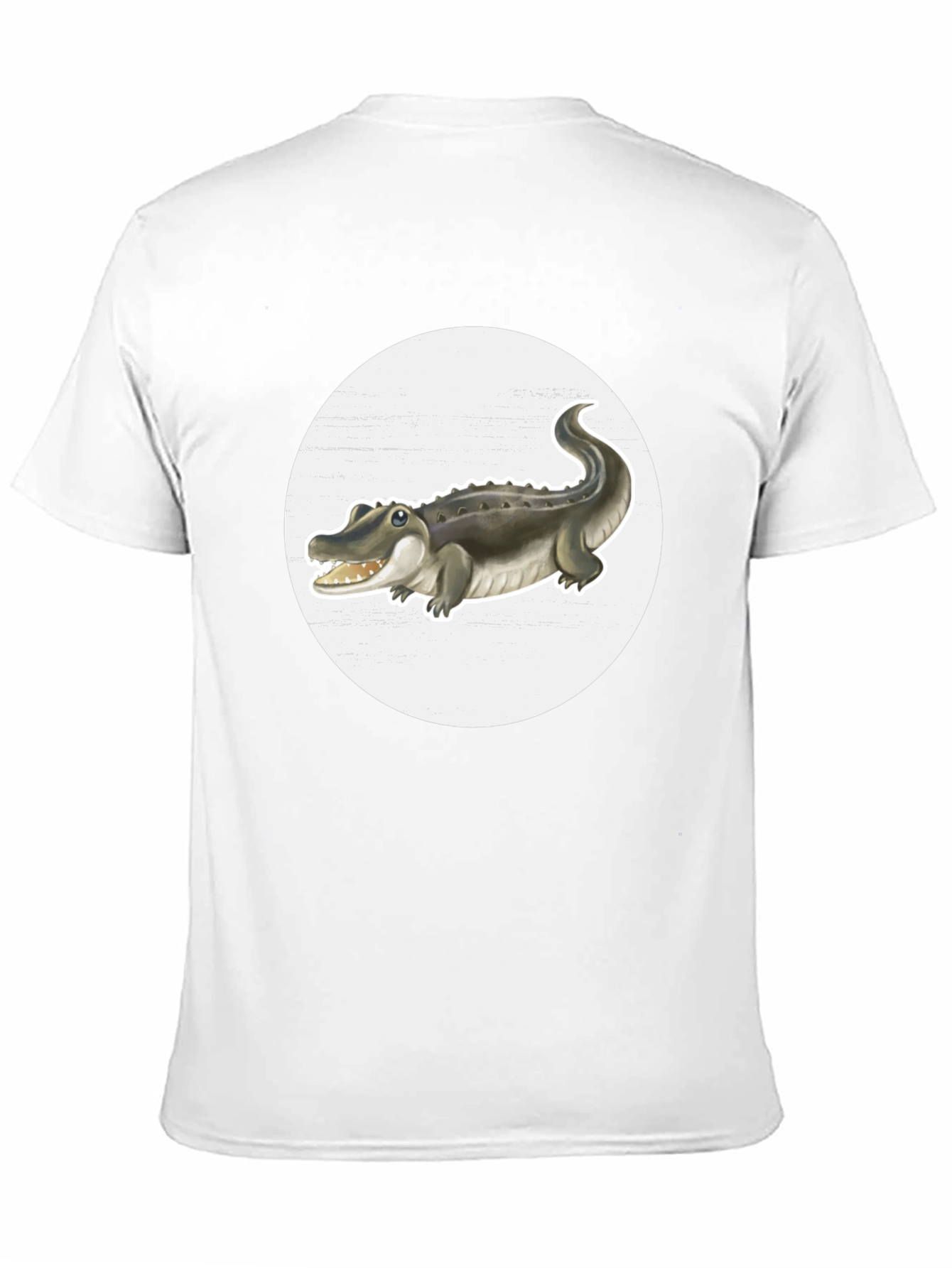 Black Crocodile Graphic Tee - Black view 11