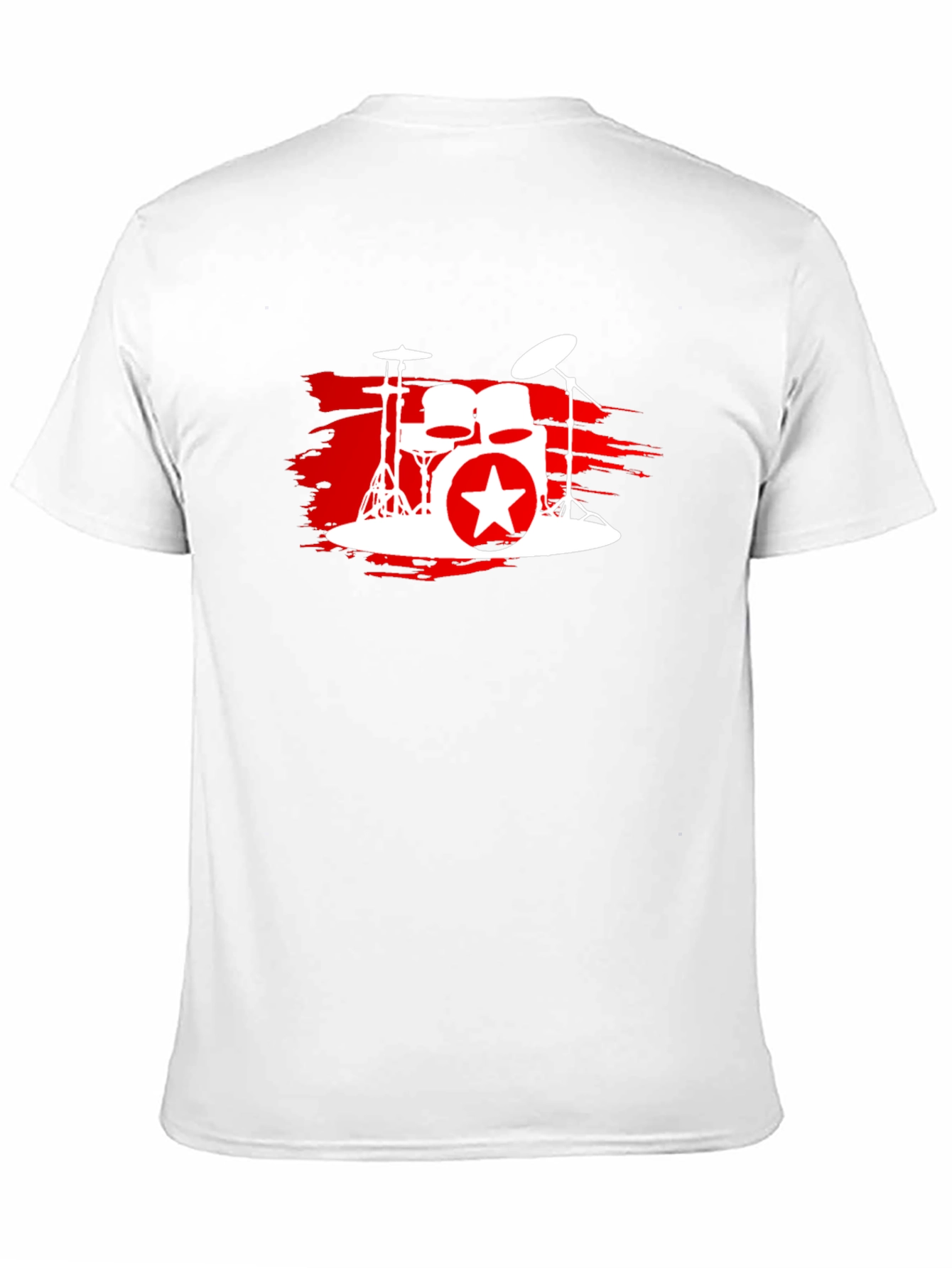 Black Drum Kit Star Graphic T-Shirt - Black view 11