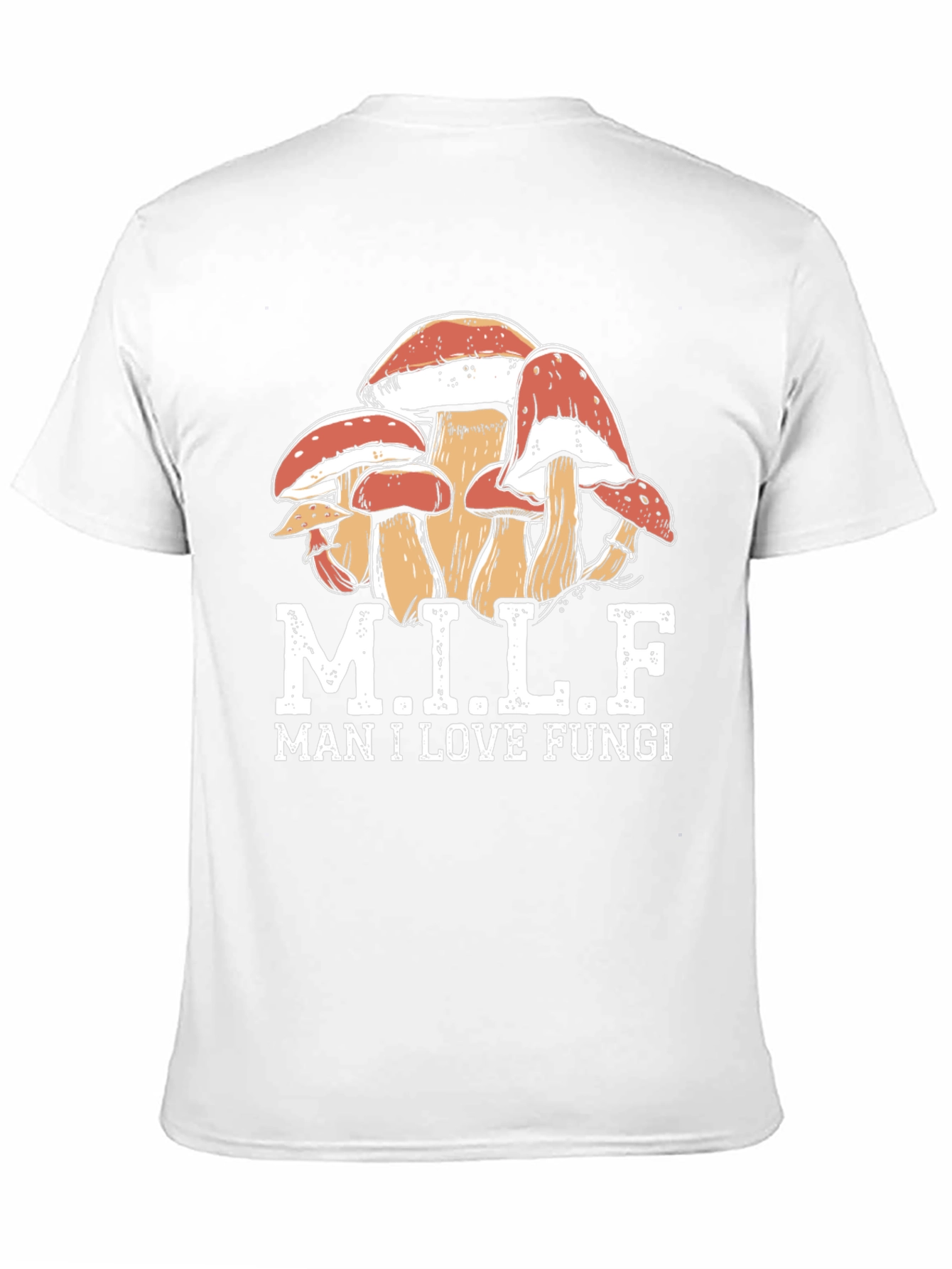 Black MILF Man I Love Fungi T-Shirt view 11