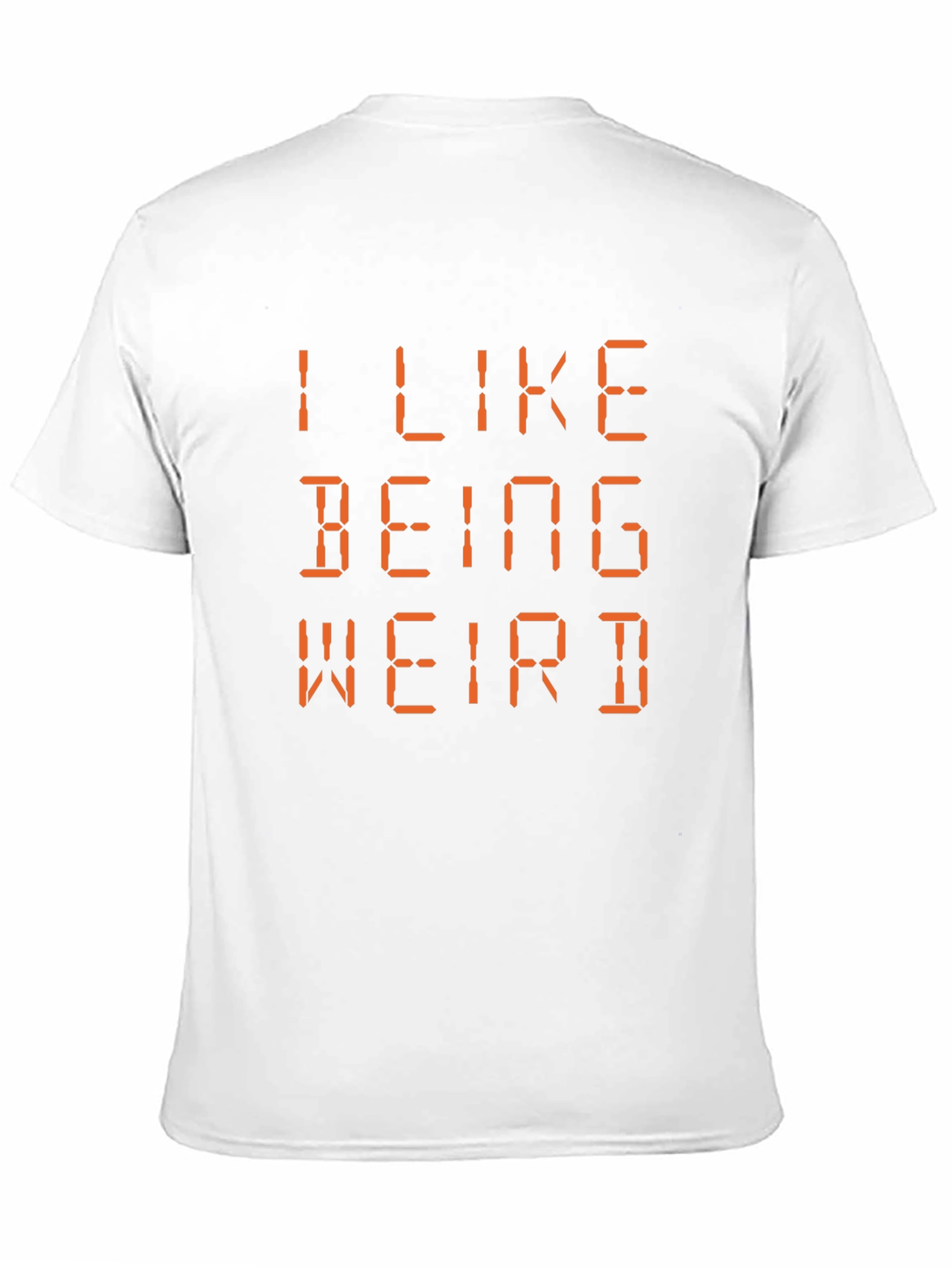 Black I Like Being Weird Black T-Shirt view 11